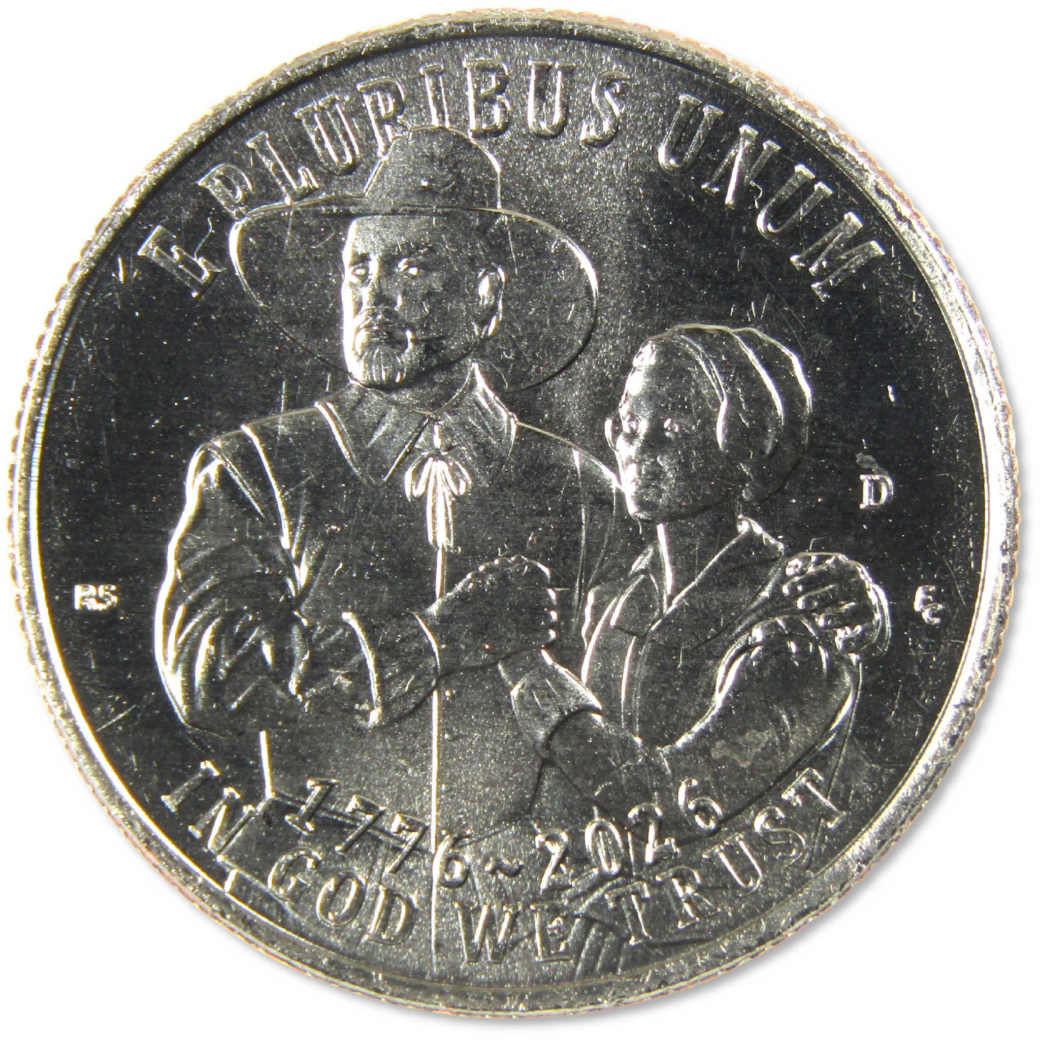 2026 D Mayflower Compact Semiquincentennial Quarter Roll Uncirculated