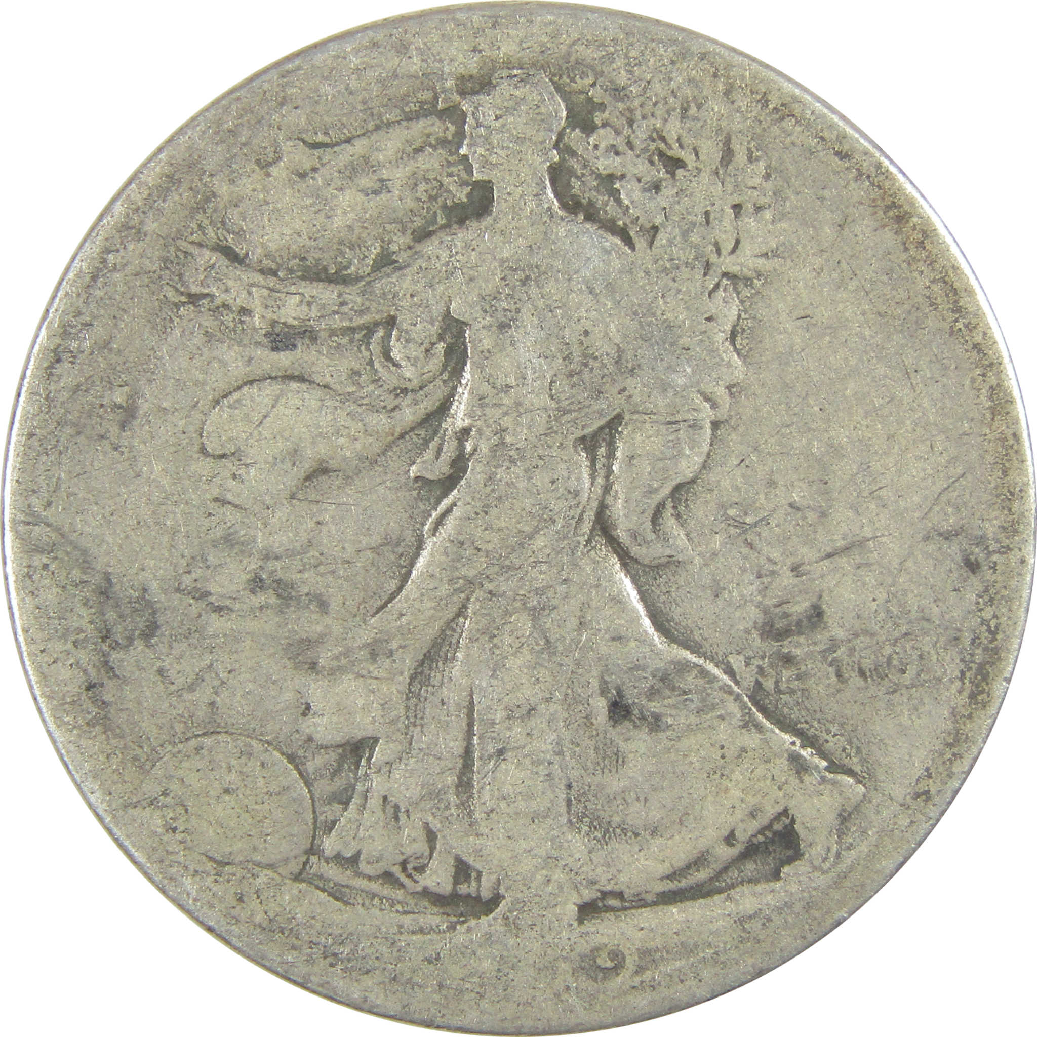 1919 D Liberty Walking Half Dollar AG About Good Silver SKU:I20052