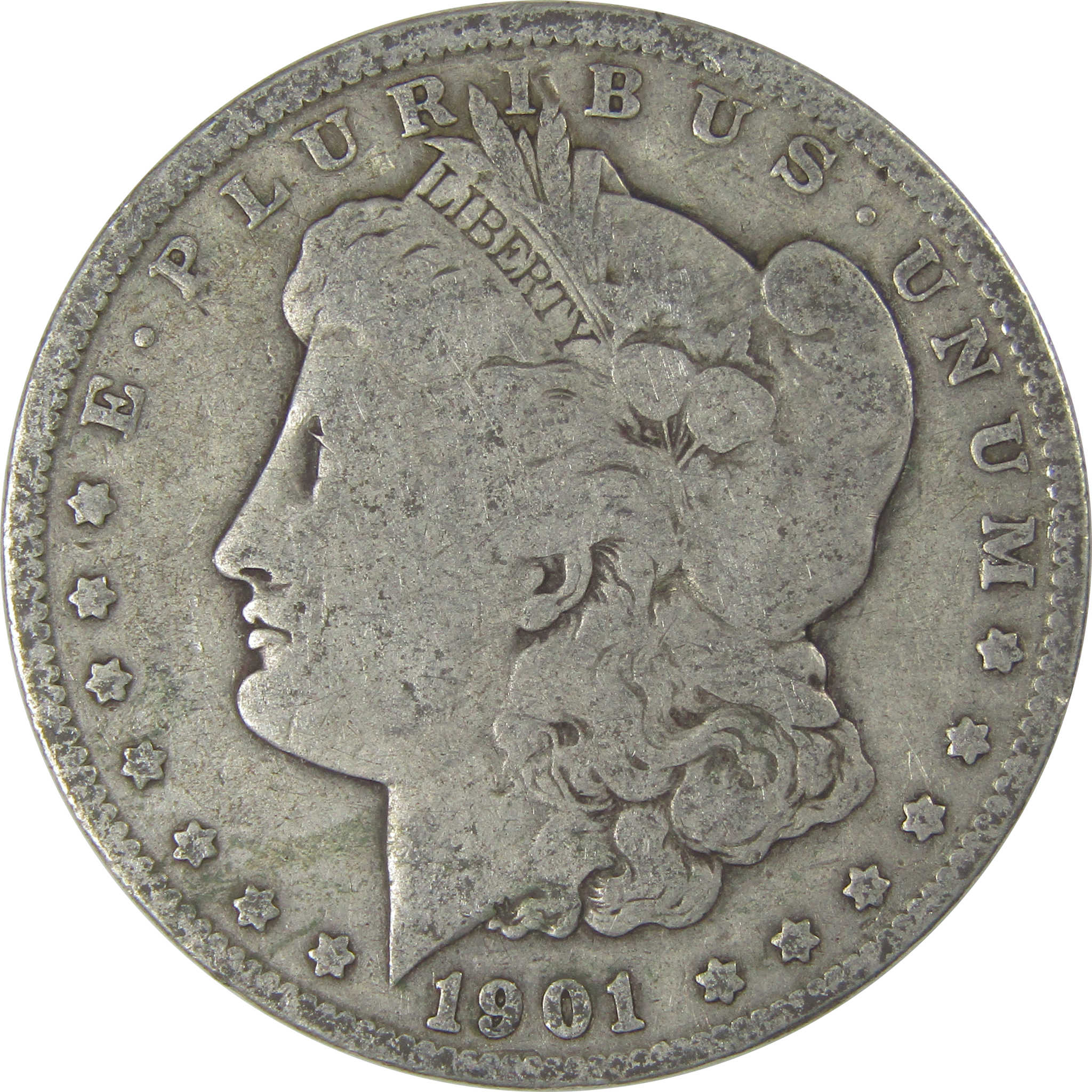 1901 Morgan Dollar VG Very Good Silver $1 Coin SKU:I22801 - Morgan coin - Morgan silver dollar - Morgan silver dollar for sale - Profile Coins & Collectibles