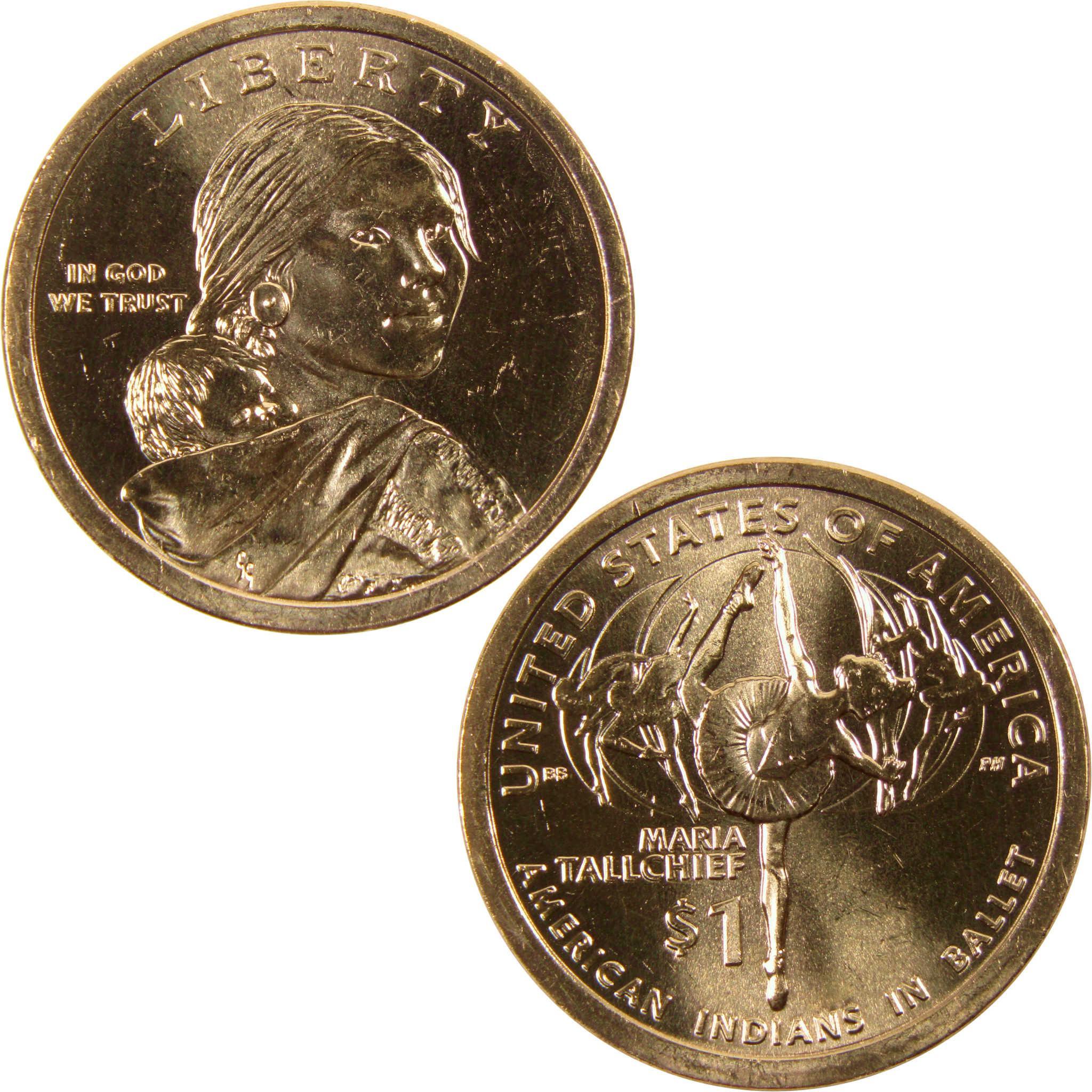 2023 D Maria Tallchief Native American Dollar BU Uncirculated $1 Coin