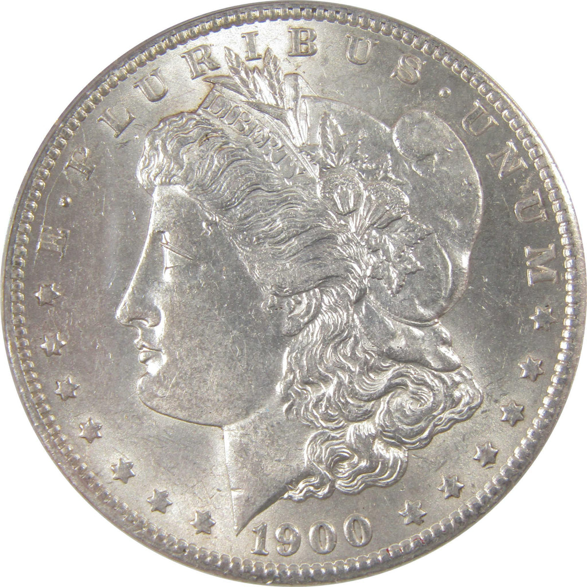 1900 S Morgan Silver Dollar AU 55 ANACS $1 Coin SKU:I25669 - Morgan coin - Morgan silver dollar - Morgan silver dollar for sale - Profile Coins & Collectibles