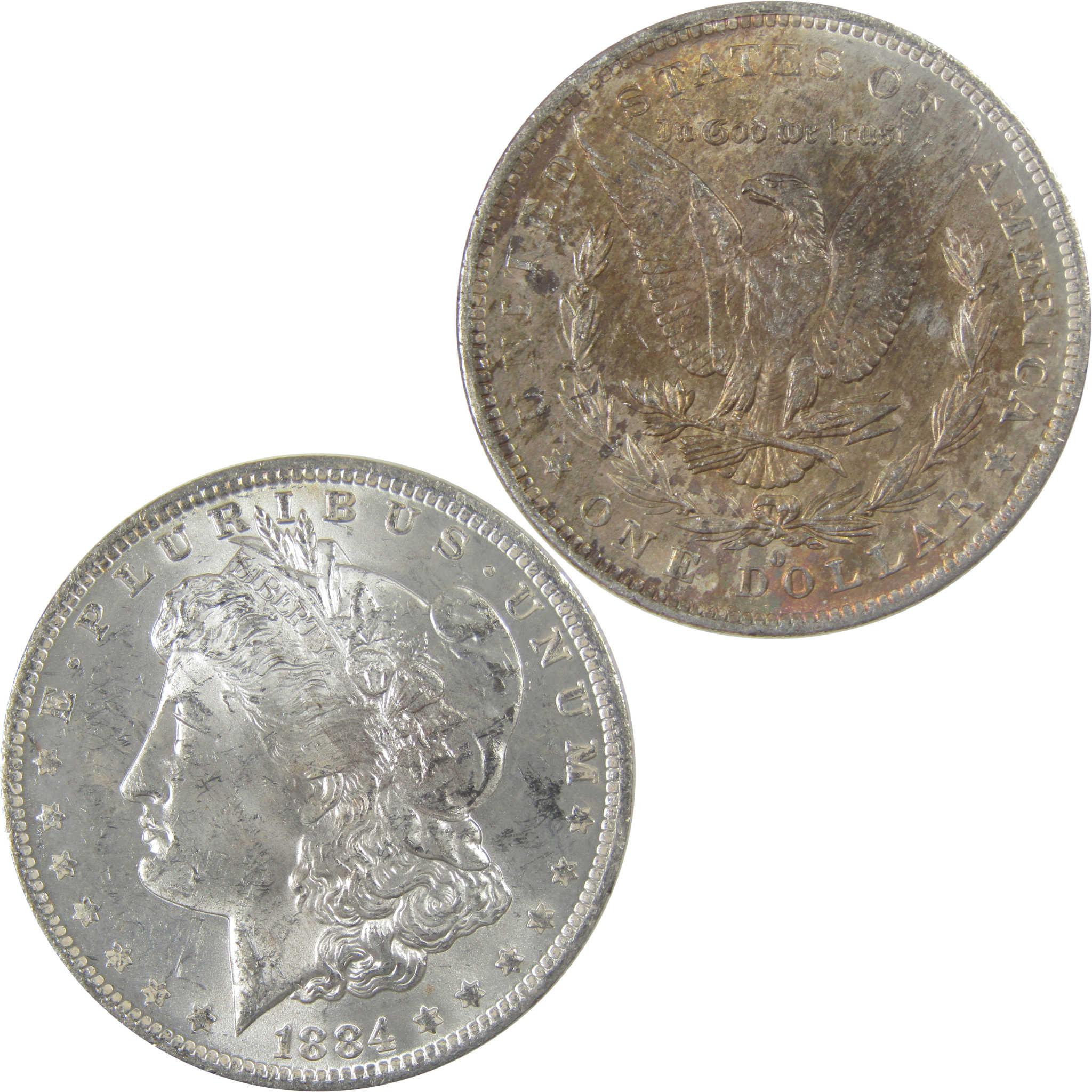 1884 O Morgan Silver Dollar BU Choice Uncirculated Toned SKU:I24198