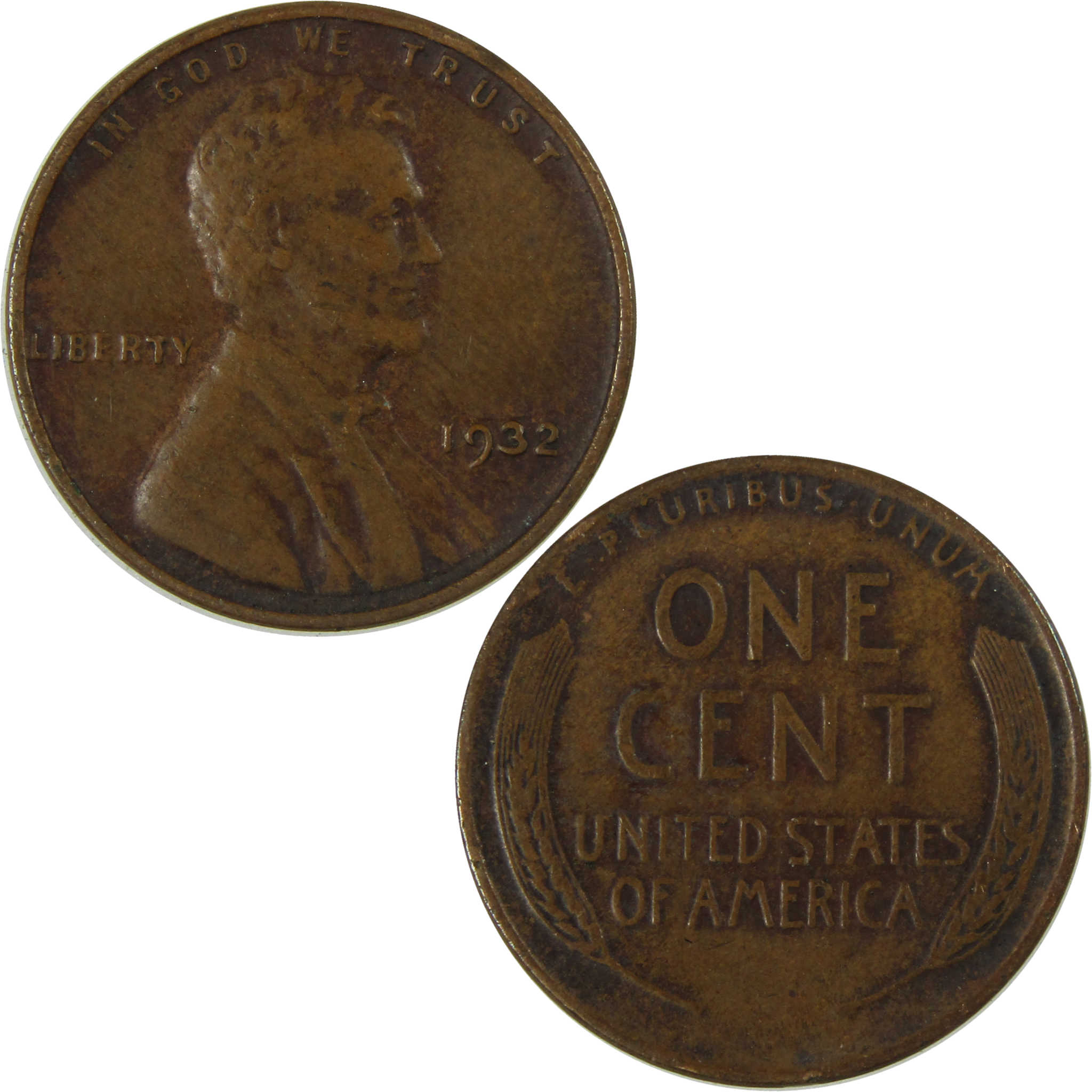 1932 Lincoln Wheat Cent VF Very Fine Penny 1c Coin SKU:I26772