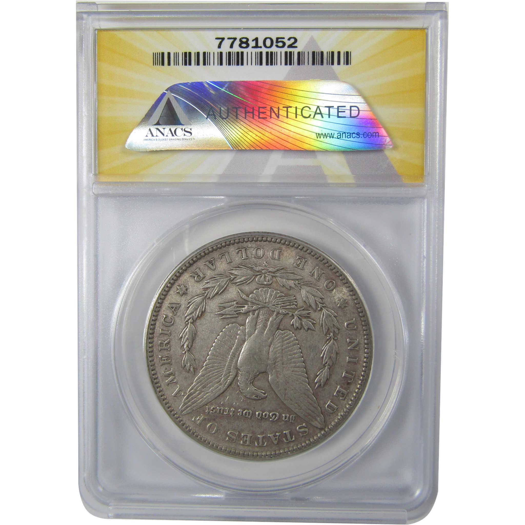 1899 S Morgan Silver Dollar EF 45 Details ANACS $1 Coin SKU:I25402 - Morgan coin - Morgan silver dollar - Morgan silver dollar for sale - Profile Coins & Collectibles