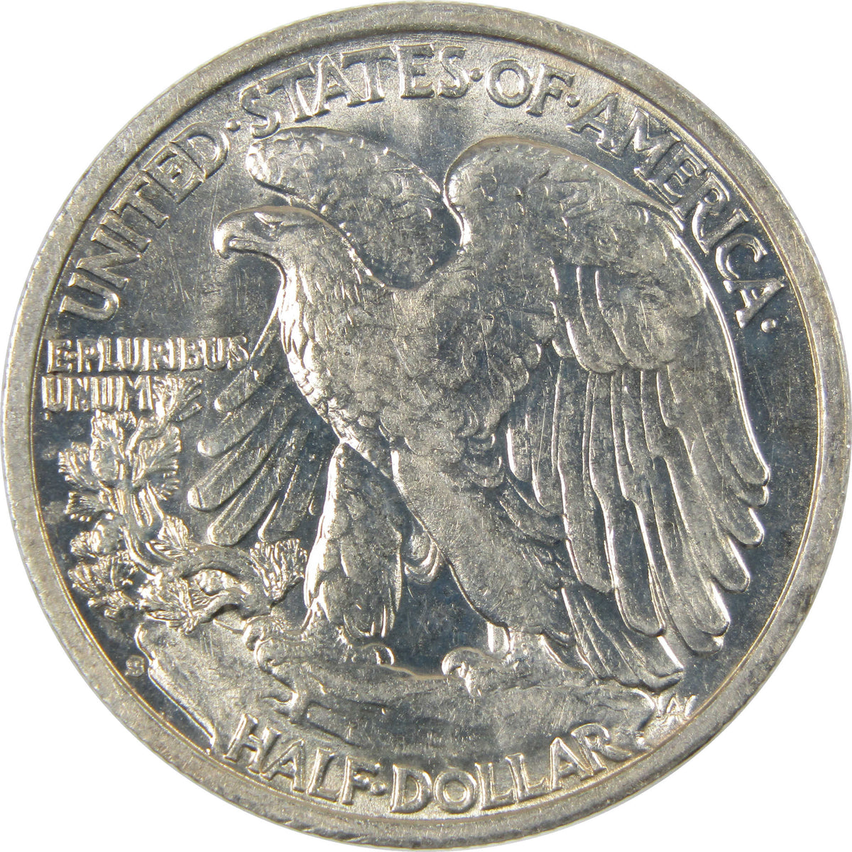 1942 S Liberty Walking Silver 50c Borderline Uncirculated SKU:I28658
