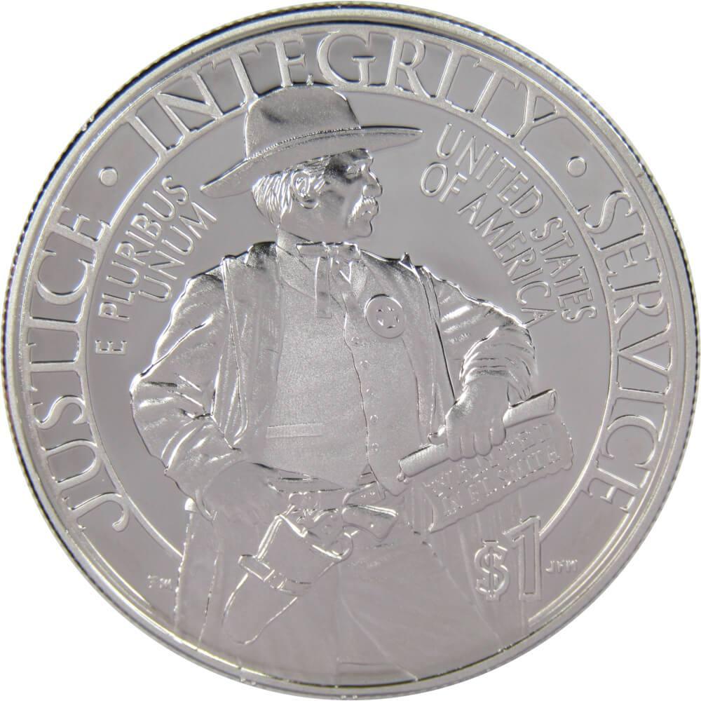 2015 P U.S. Marshals Service Commemorative Silver Dollar Proof OGP COA