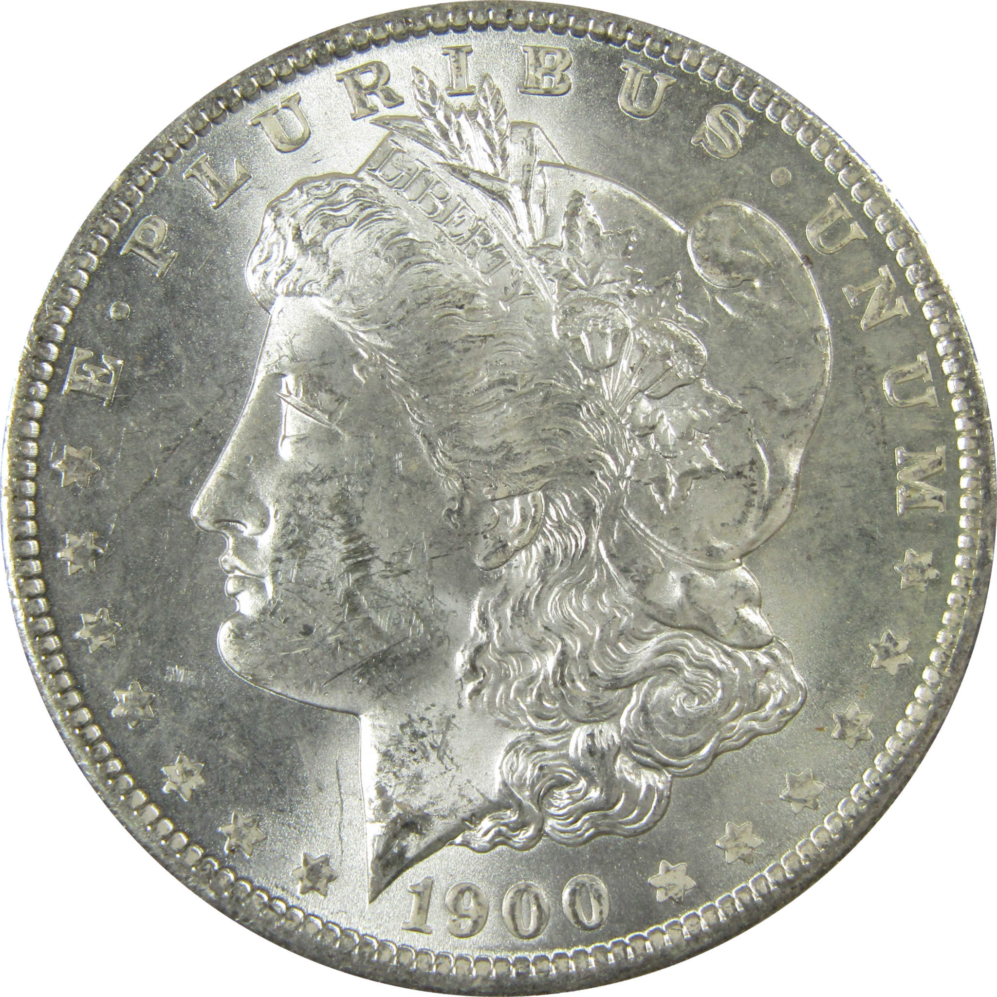 1900 O Morgan Silver Dollar Uncirculated Mint State $1 Coin SKU:I27801