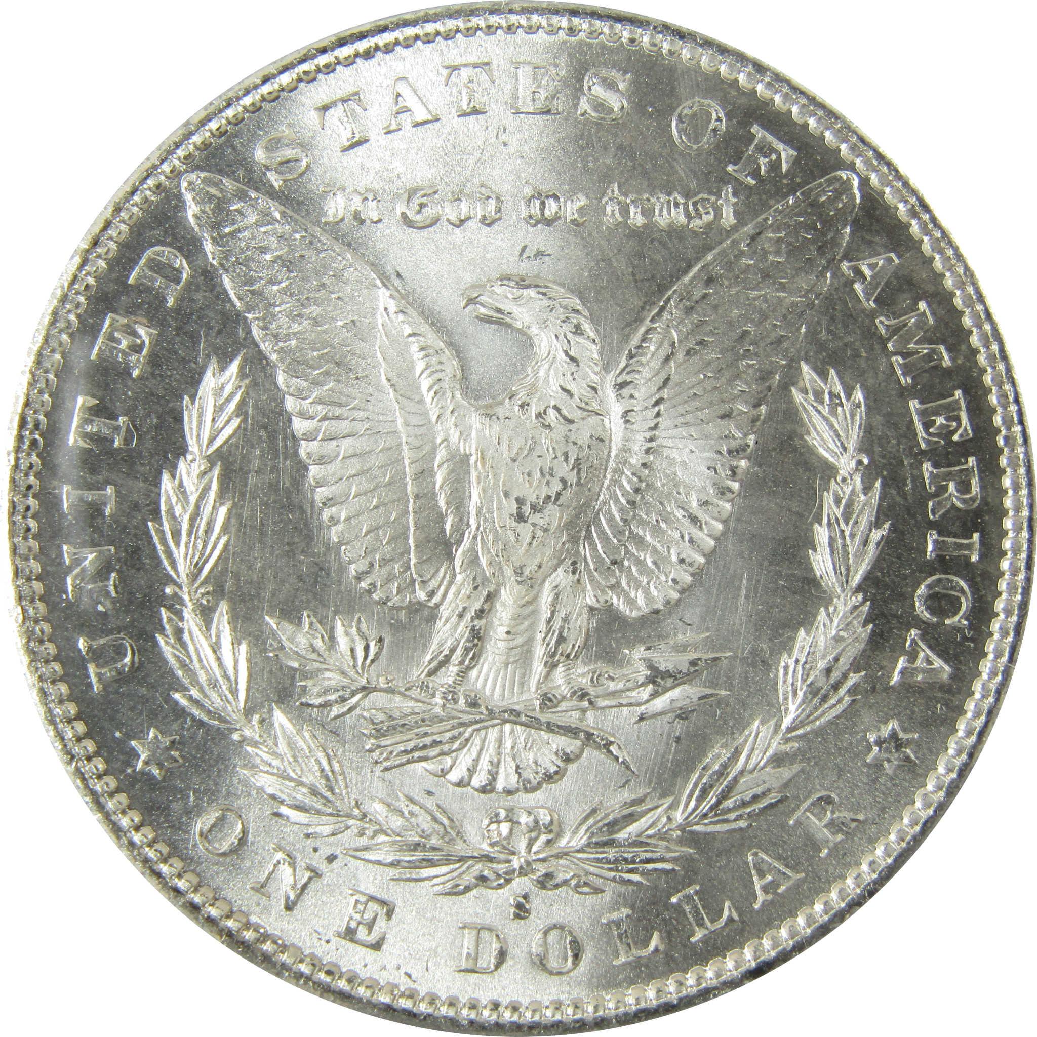1879 S Rev 79 Morgan Silver Dollar MS 61 ANACS Uncirculated SKU:CP604 - Morgan coin - Morgan silver dollar - Morgan silver dollar for sale - Profile Coins & Collectibles