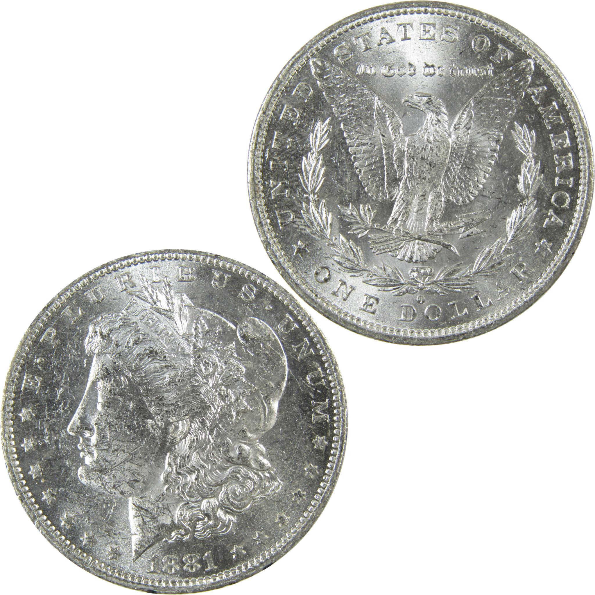 1881 O Morgan Silver Dollar Uncirculated Mint State $1 Coin SKU:I27697 - Morgan coin - Morgan silver dollar - Morgan silver dollar for sale - Profile Coins & Collectibles