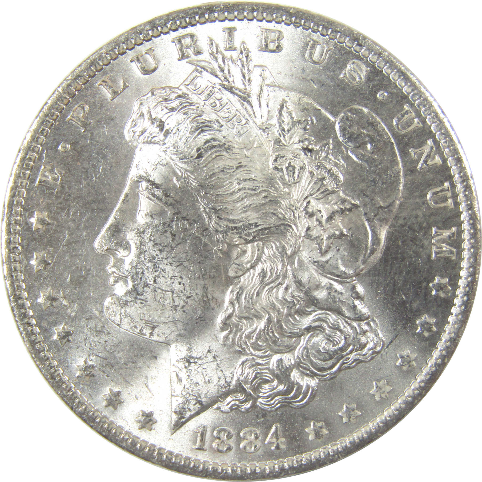1884 O Morgan Silver Dollar Uncirculated Mint State $1 Coin SKU:I23895