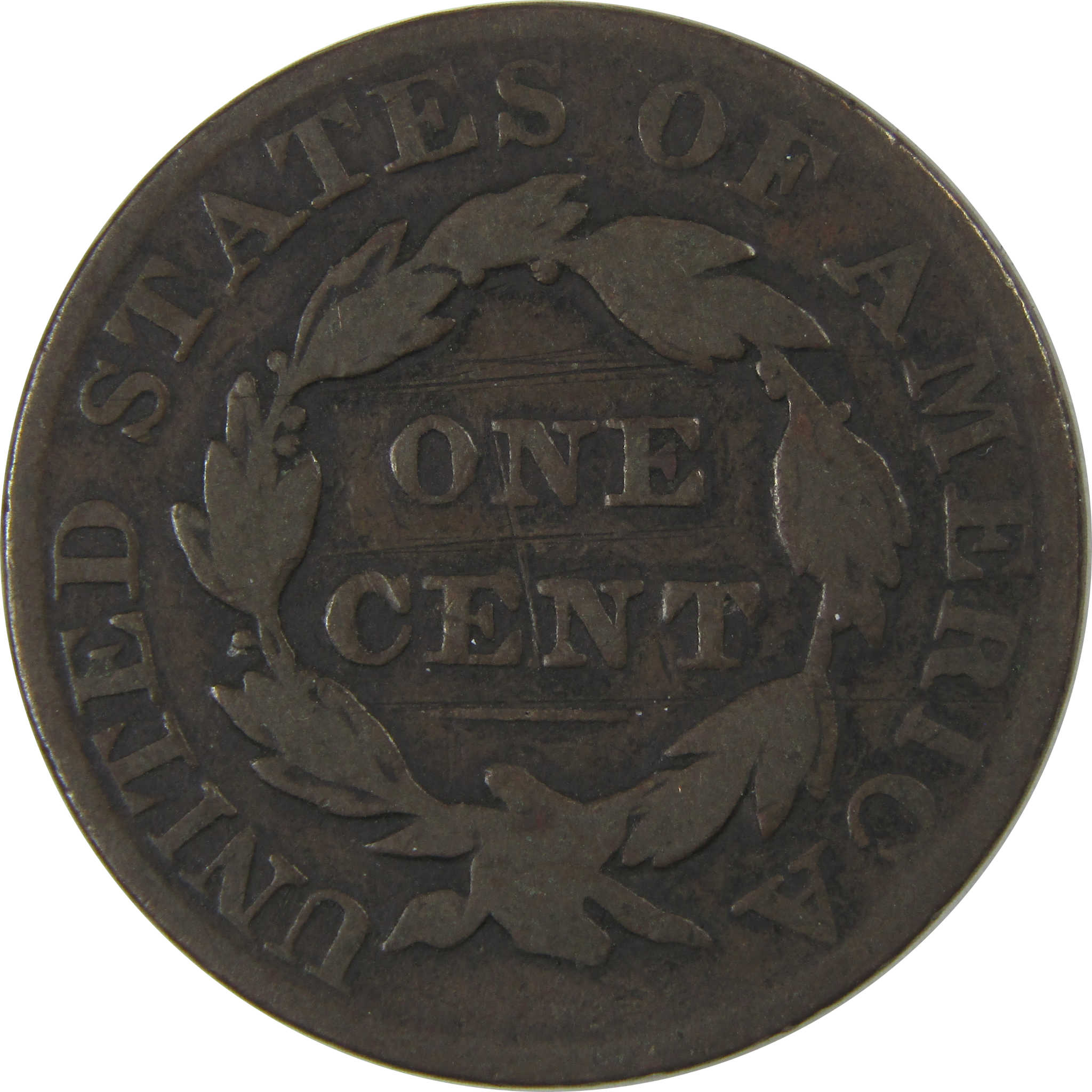 1827 Coronet Head Large Cent VG Very Good Copper Penny SKU:I23840