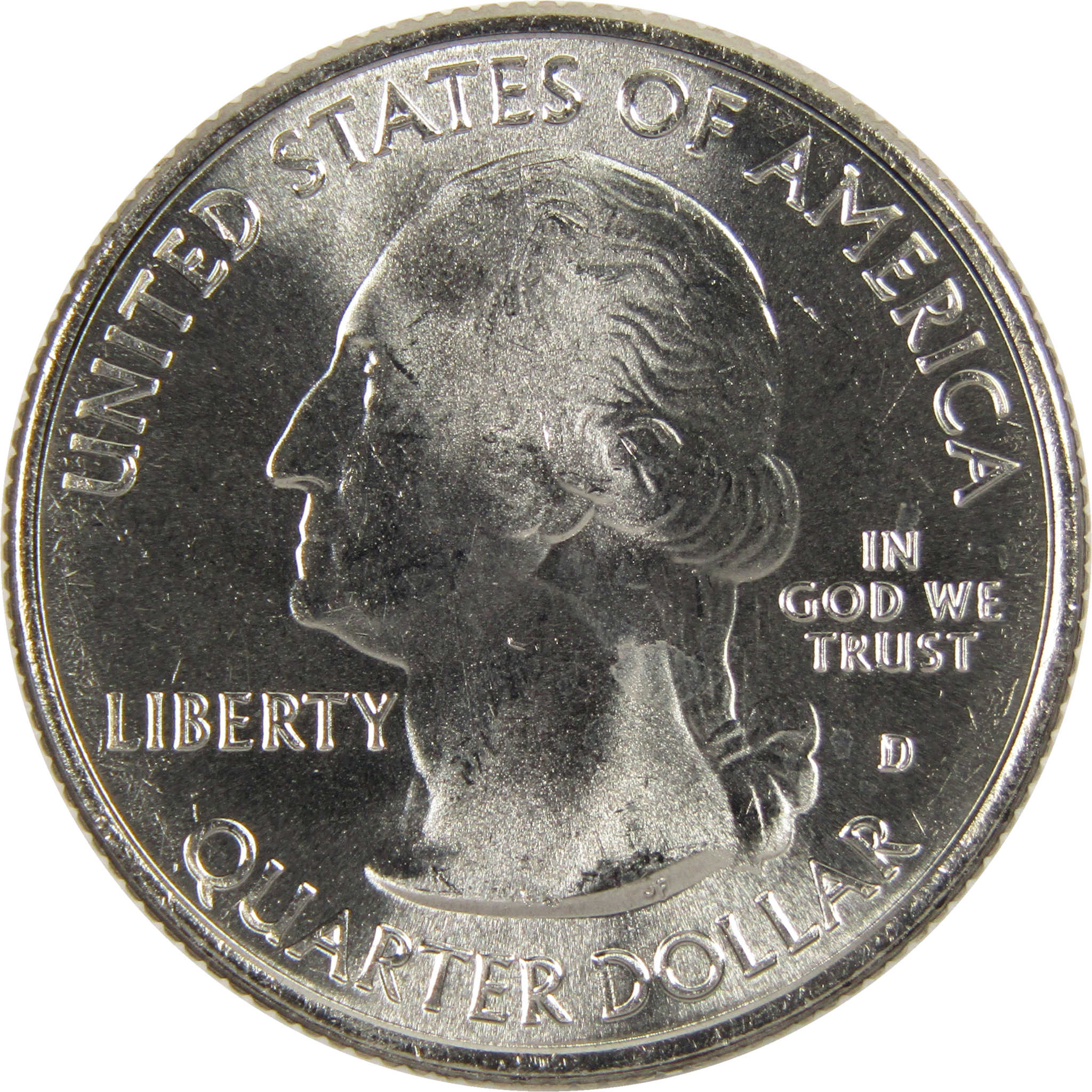 2017 D Frederick Douglass NHS National Park Quarter Uncirculated Clad