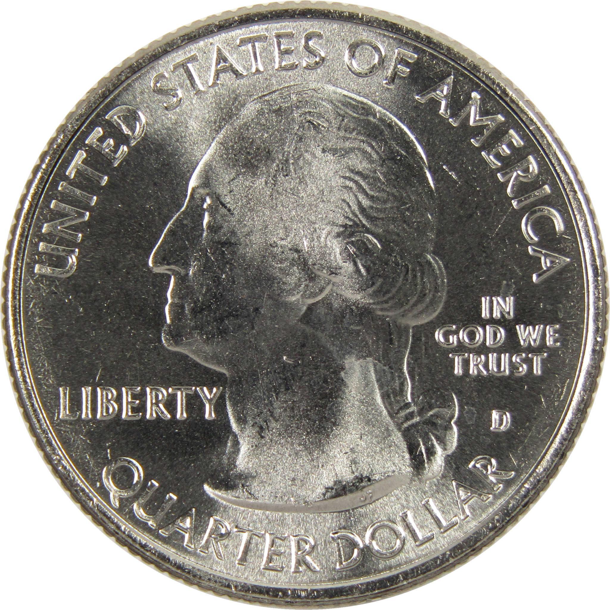 2017 D Frederick Douglass NHS National Park Quarter Uncirculated Clad