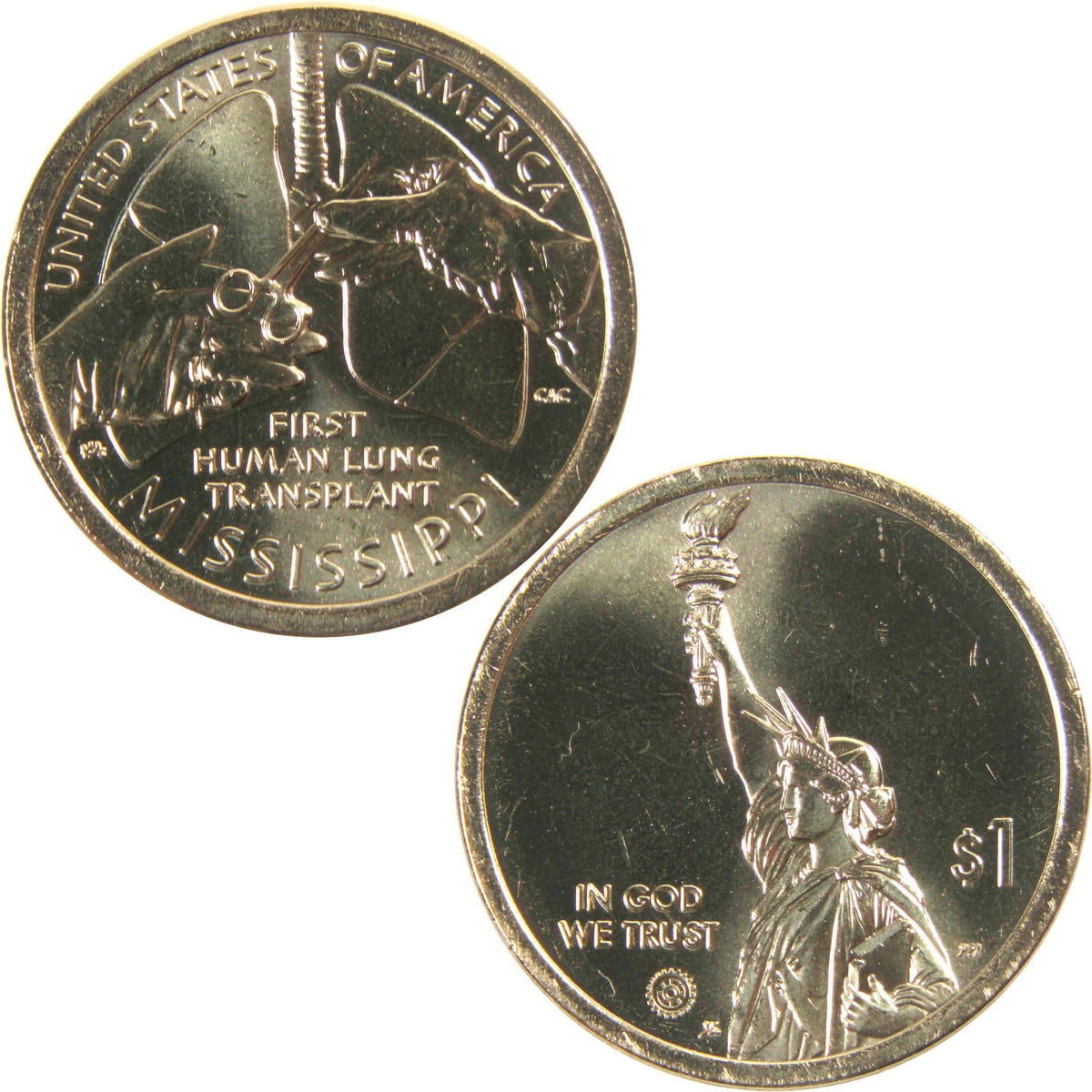 2023 D Mississippi Lung Transplant American Innovation $1 Uncirculated