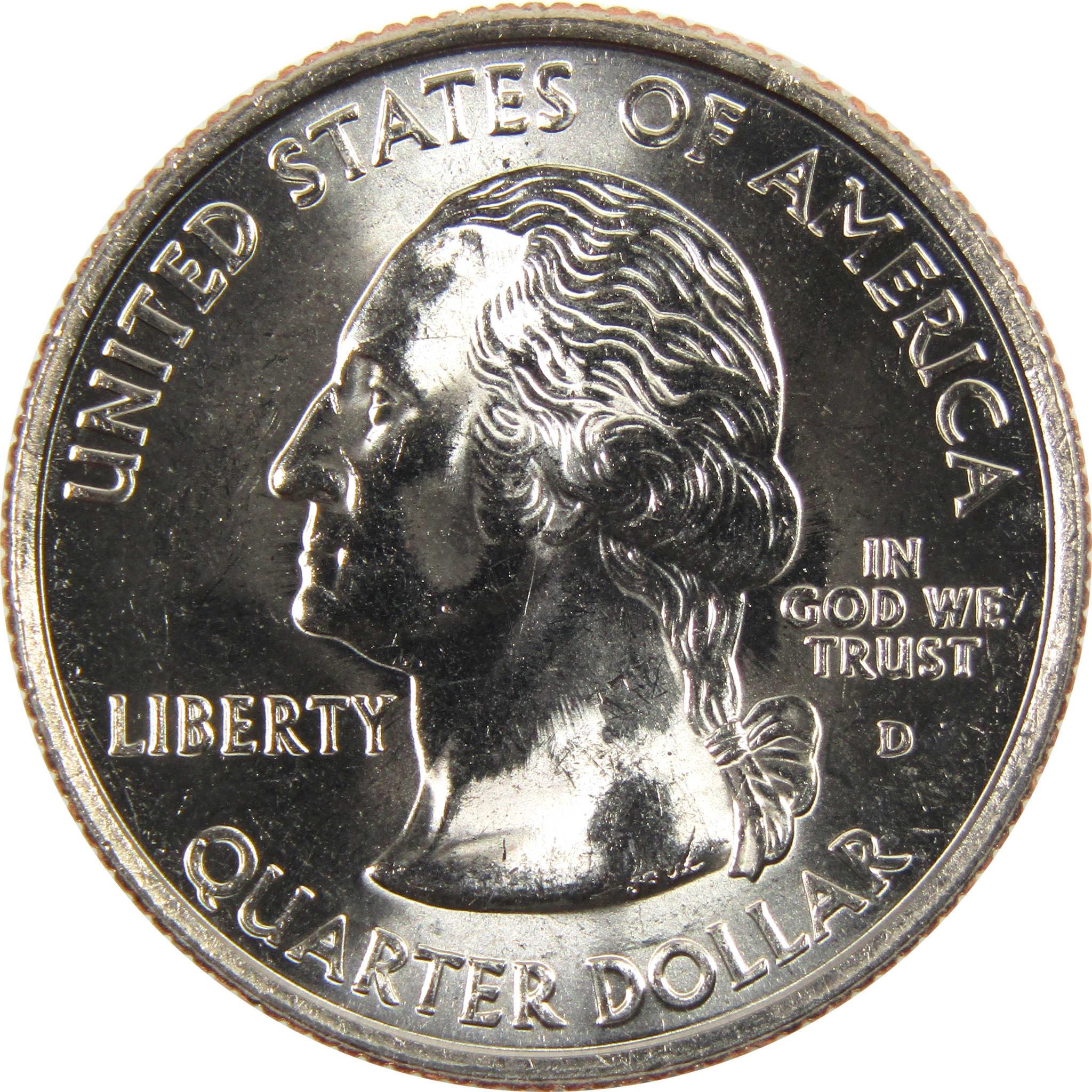 2008 D Alaska State Quarter BU Uncirculated Clad 25c Coin