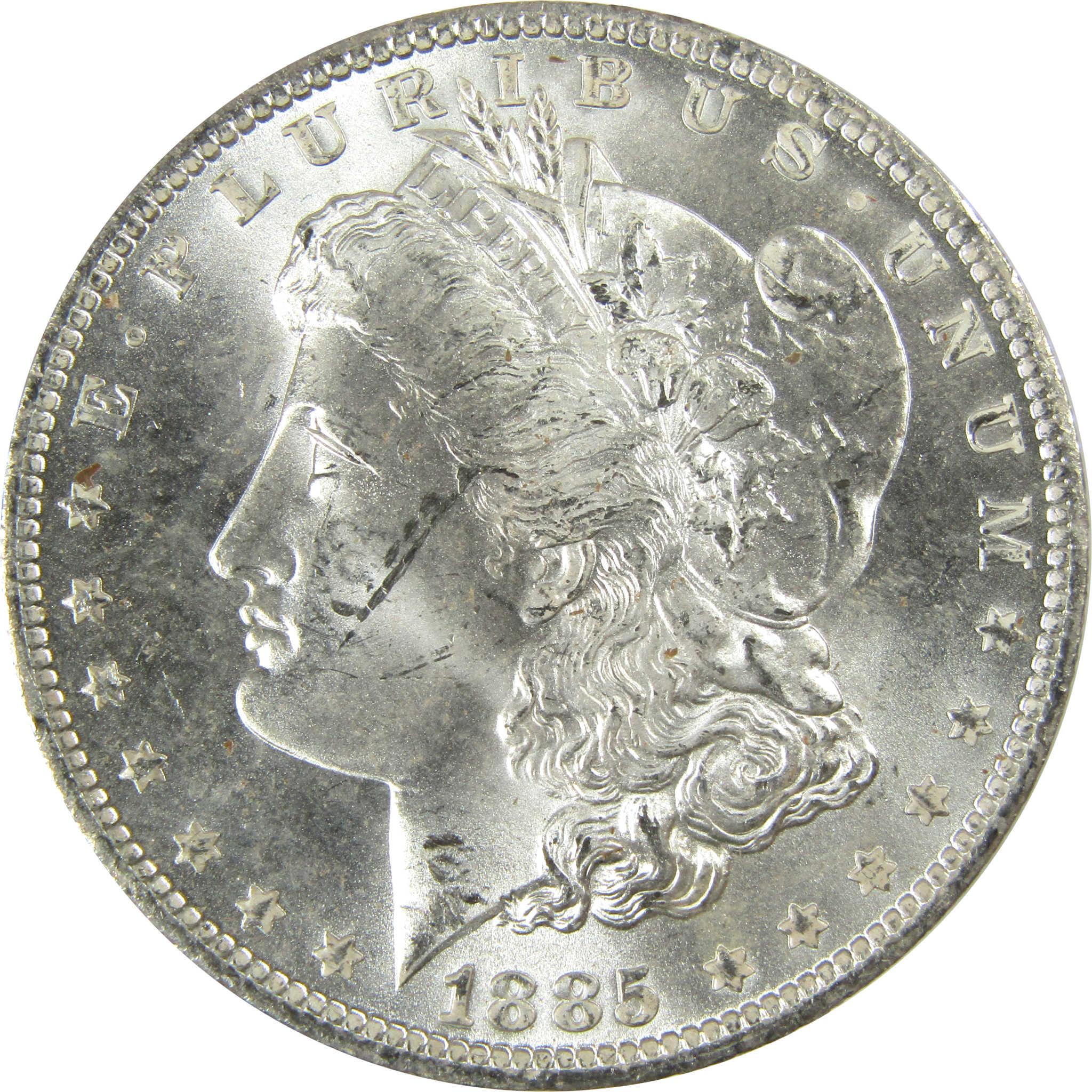 1885 O Morgan Silver Dollar Uncirculated Mint State $1 Coin SKU:I27465 - Morgan coin - Morgan silver dollar - Morgan silver dollar for sale - Profile Coins & Collectibles