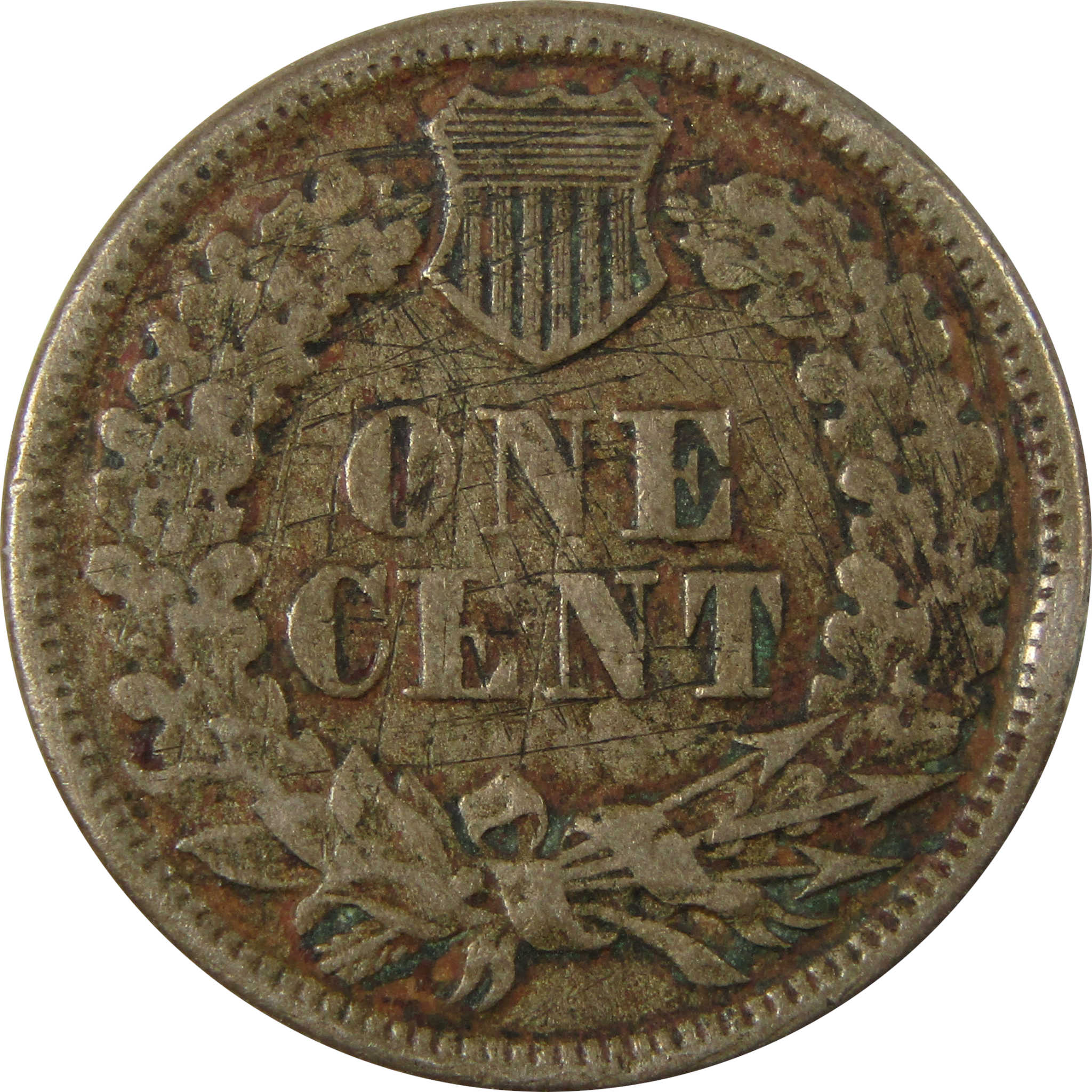 1861 Indian Head Cent VF Very Fine Details Penny 1c Coin SKU:CP1167