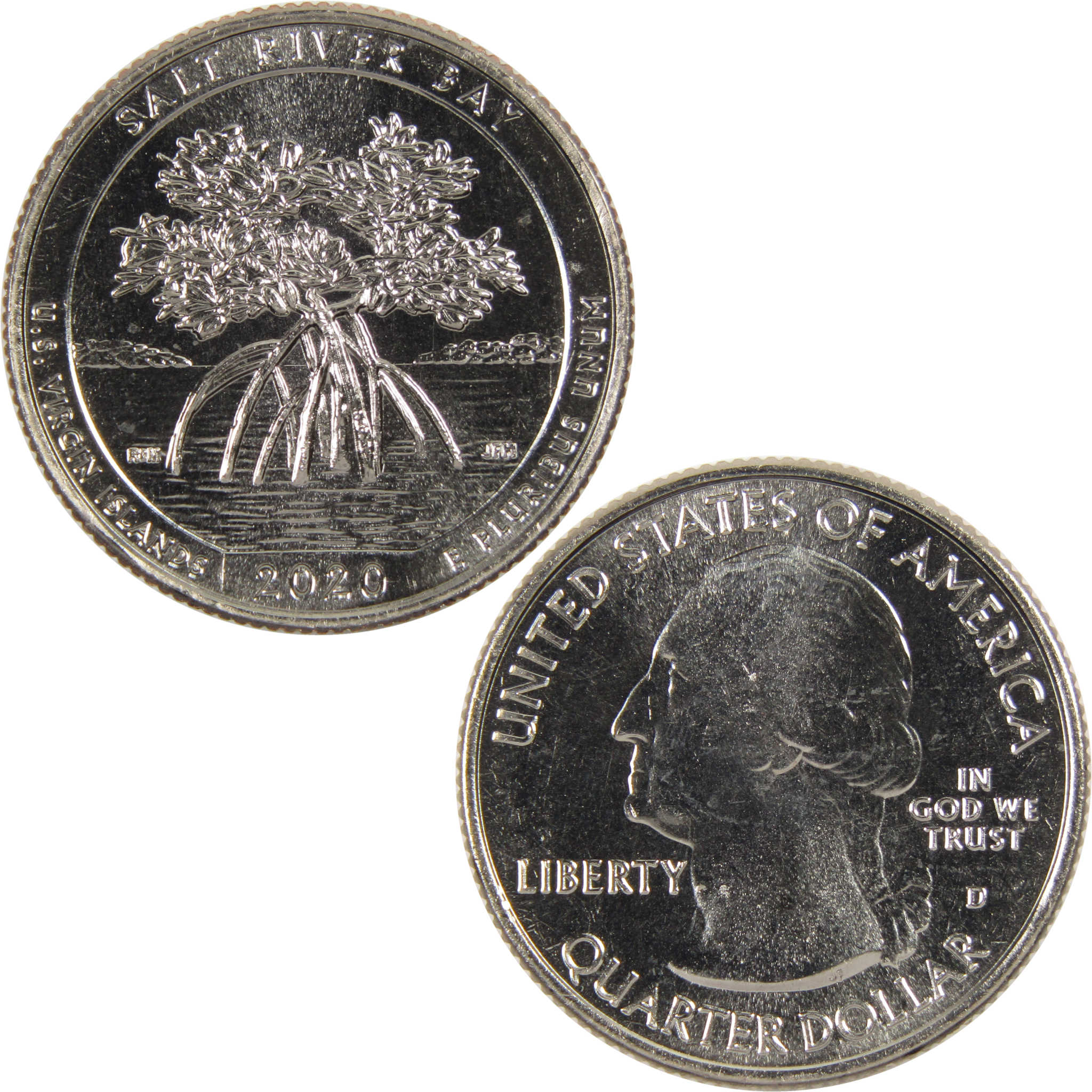 2020 D Salt River Bay National Park Quarter BU Uncirculated Clad Coin