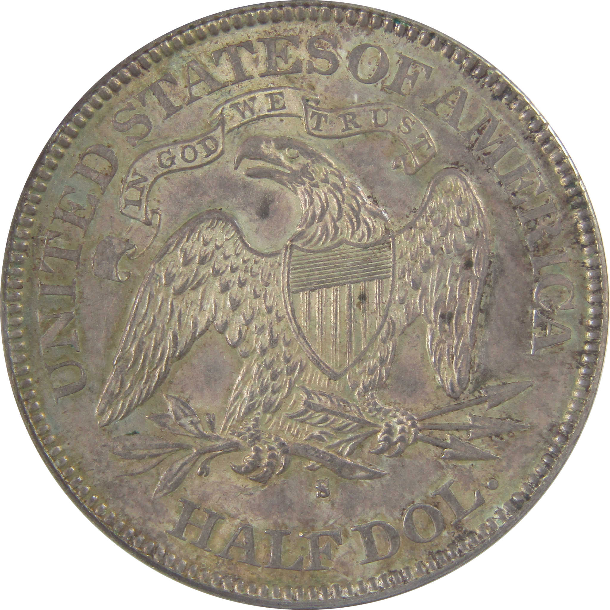 1876 S Seated Liberty Half Dollar MS 60 Details ANACS SKU:CPC1150