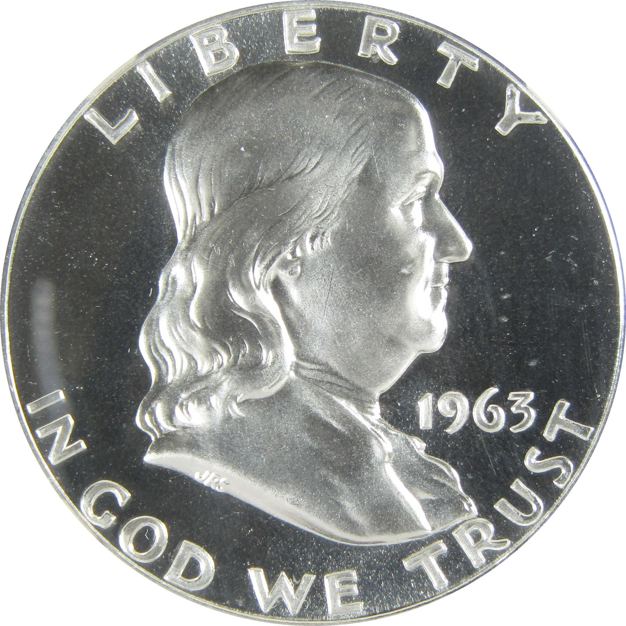 1963 Franklin Silver Half Dollar PF 69 NGC Proof 50c Coin SKU:I27387