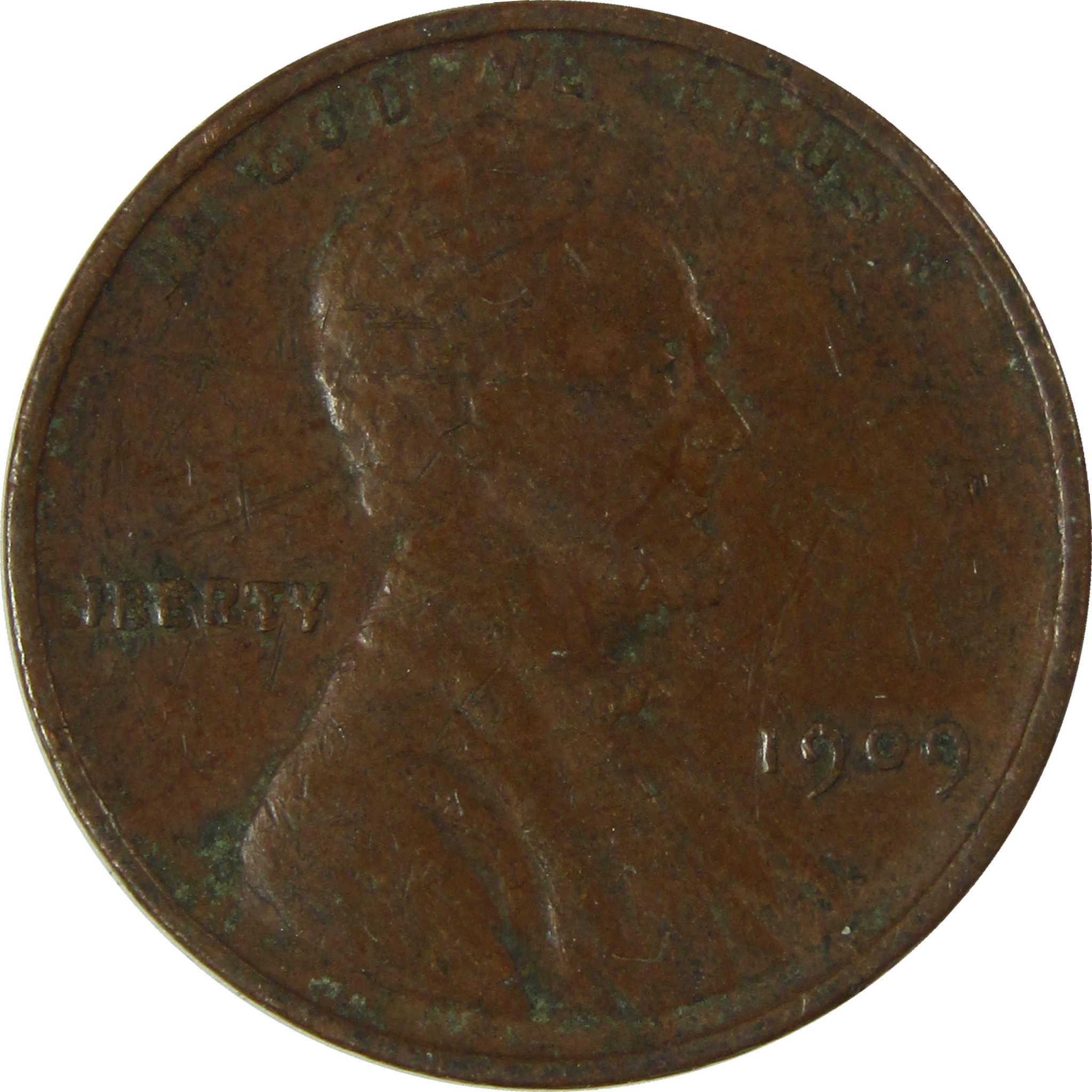 1909 Lincoln Wheat Cent VF Very Fine Penny 1c Coin SKU:I26751