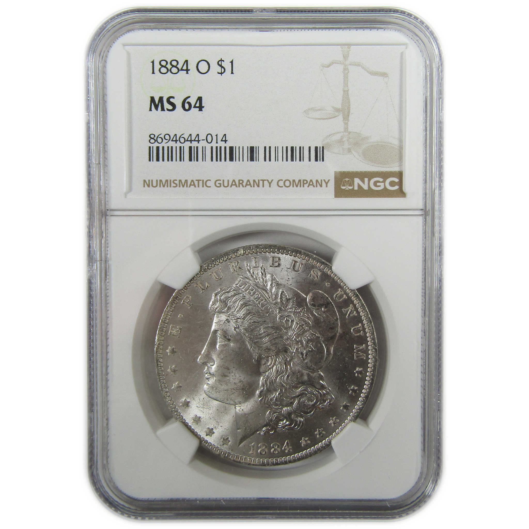 1884 O Morgan Silver Dollar MS 64 NGC Uncirculated $1 Coin SKU:I27546 - Morgan coin - Morgan silver dollar - Morgan silver dollar for sale - Profile Coins & Collectibles