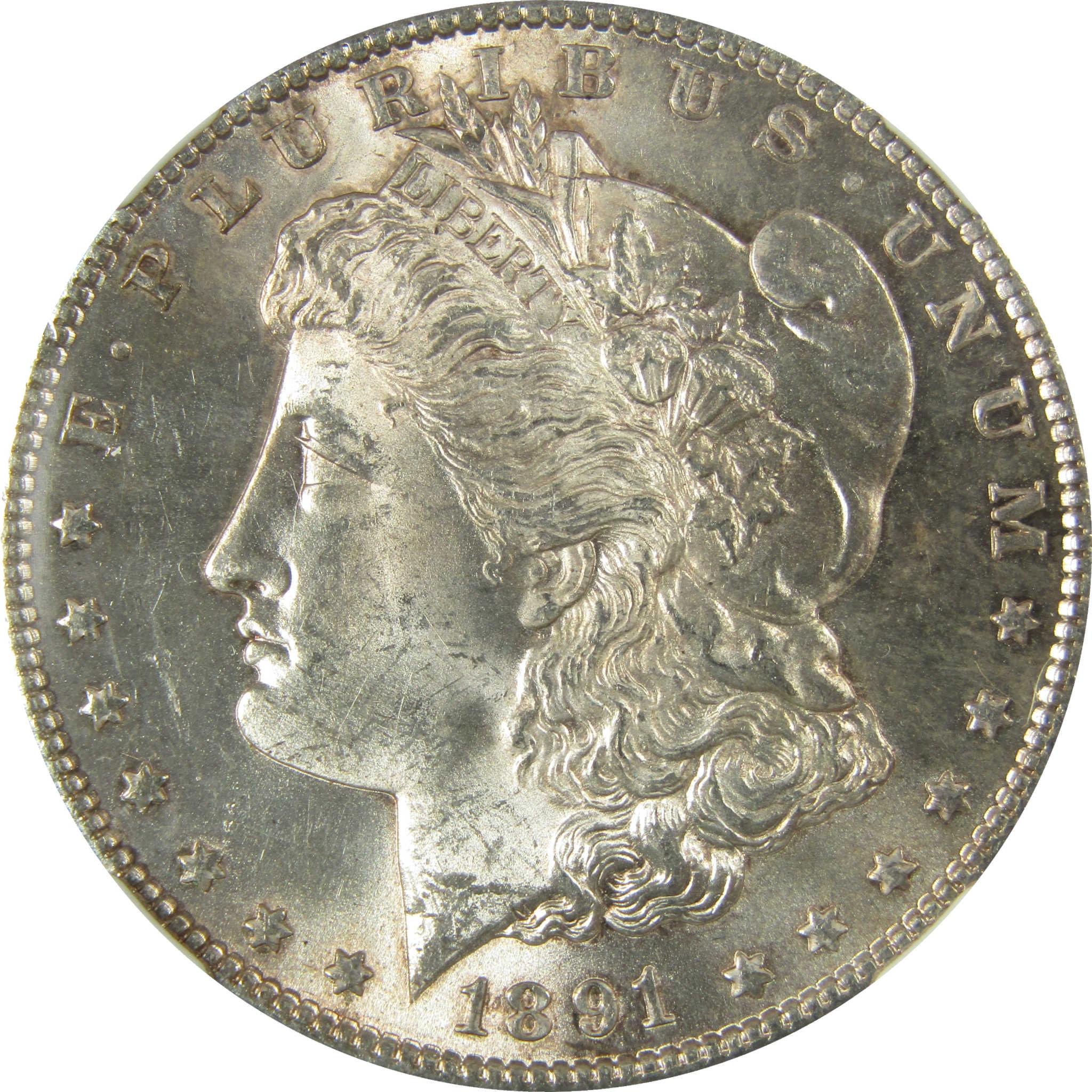 1891 S Morgan Silver Dollar MS 63 NGC Uncirculated $1 Coin SKU:I27520 - Morgan coin - Morgan silver dollar - Morgan silver dollar for sale - Profile Coins & Collectibles