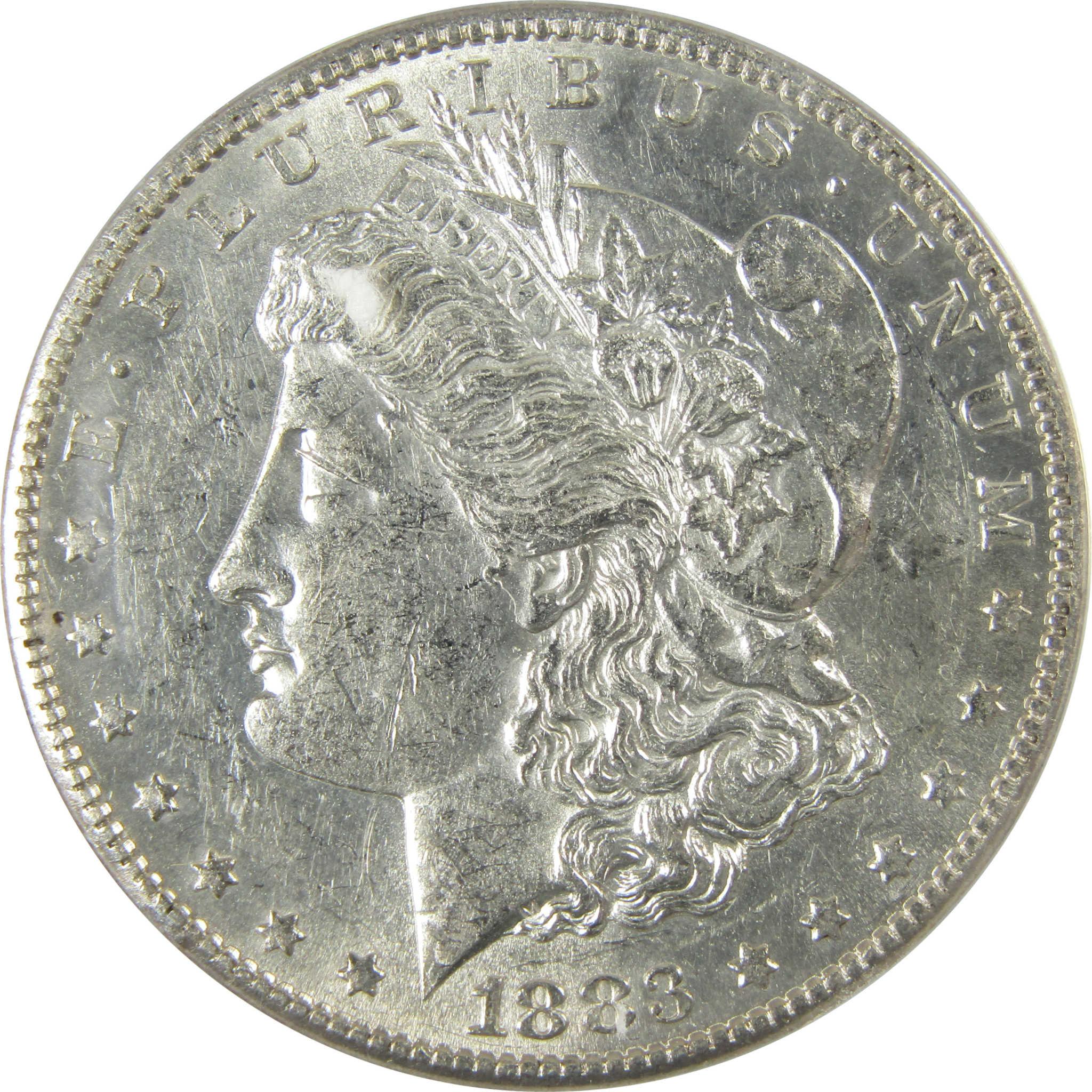 1883 S Morgan Silver Dollar AU 53 Details ANACS $1 Coin SKU:CP596 - Morgan coin - Morgan silver dollar - Morgan silver dollar for sale - Profile Coins & Collectibles