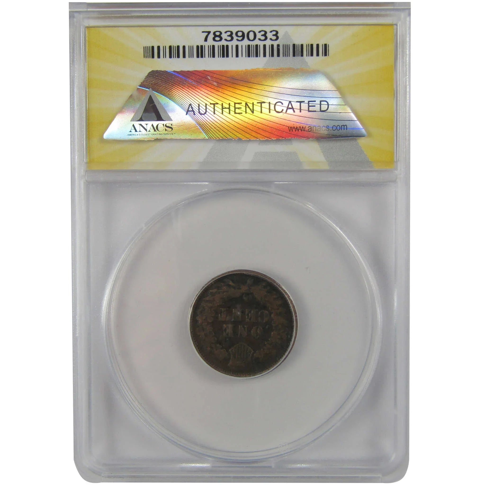1874 Indian Head Cent F 12 Details ANACS Penny 1c Coin SKU:I22275