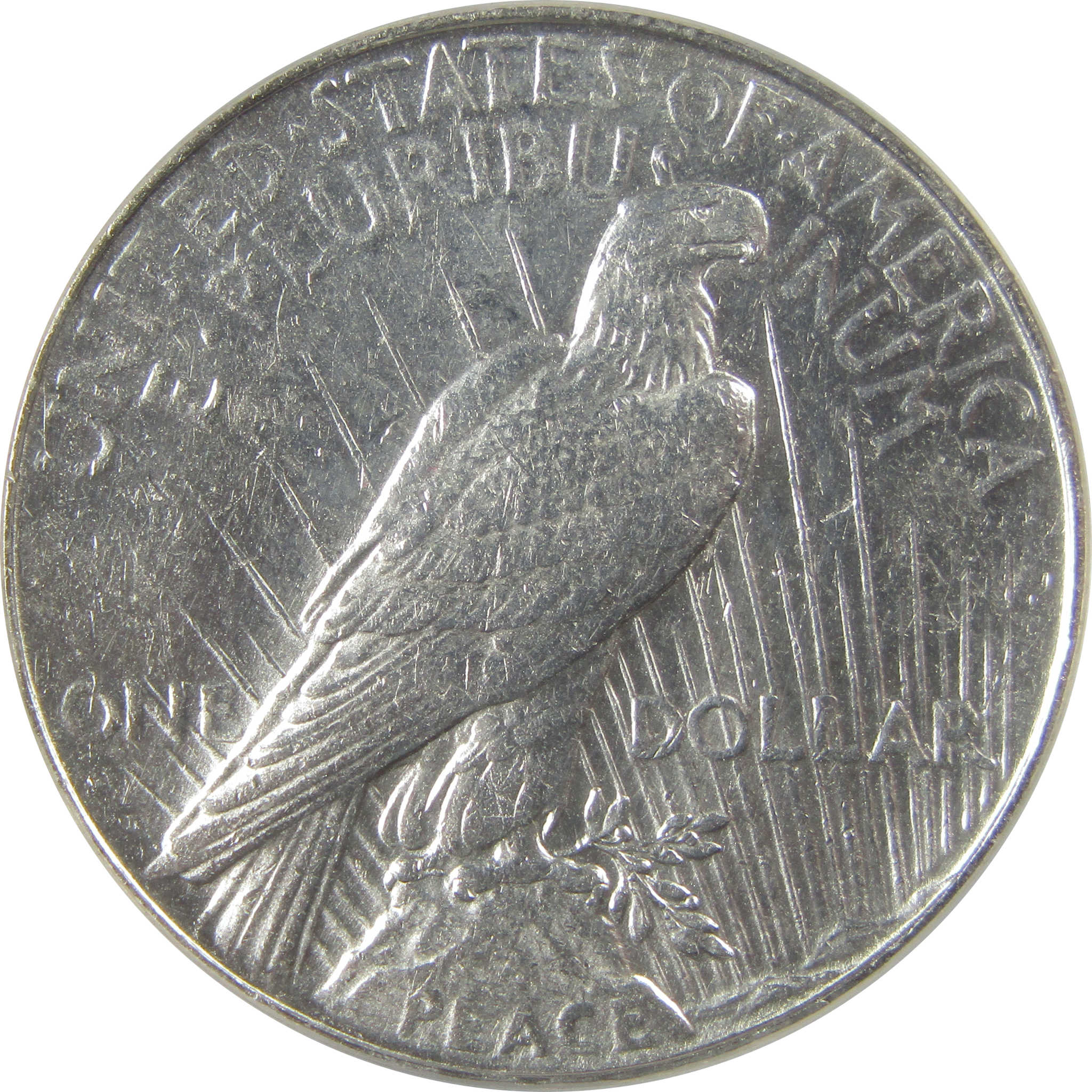 1923 D Peace Dollar AU 50 ANACS Silver $1 Coin SKU:I22178