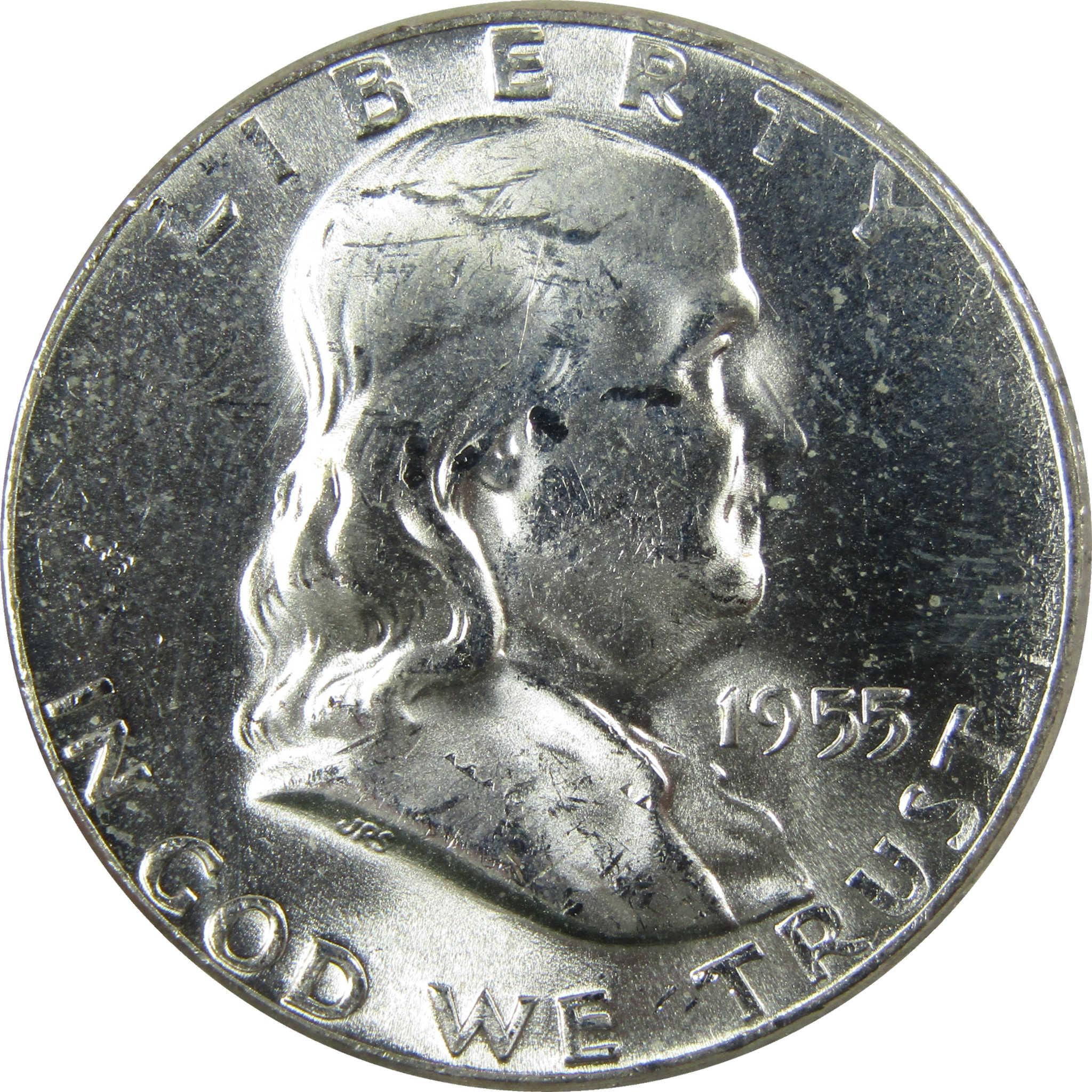 1955 Bugs Bunny Franklin Silver 50c Uncirculated Mint State SKU:I27857