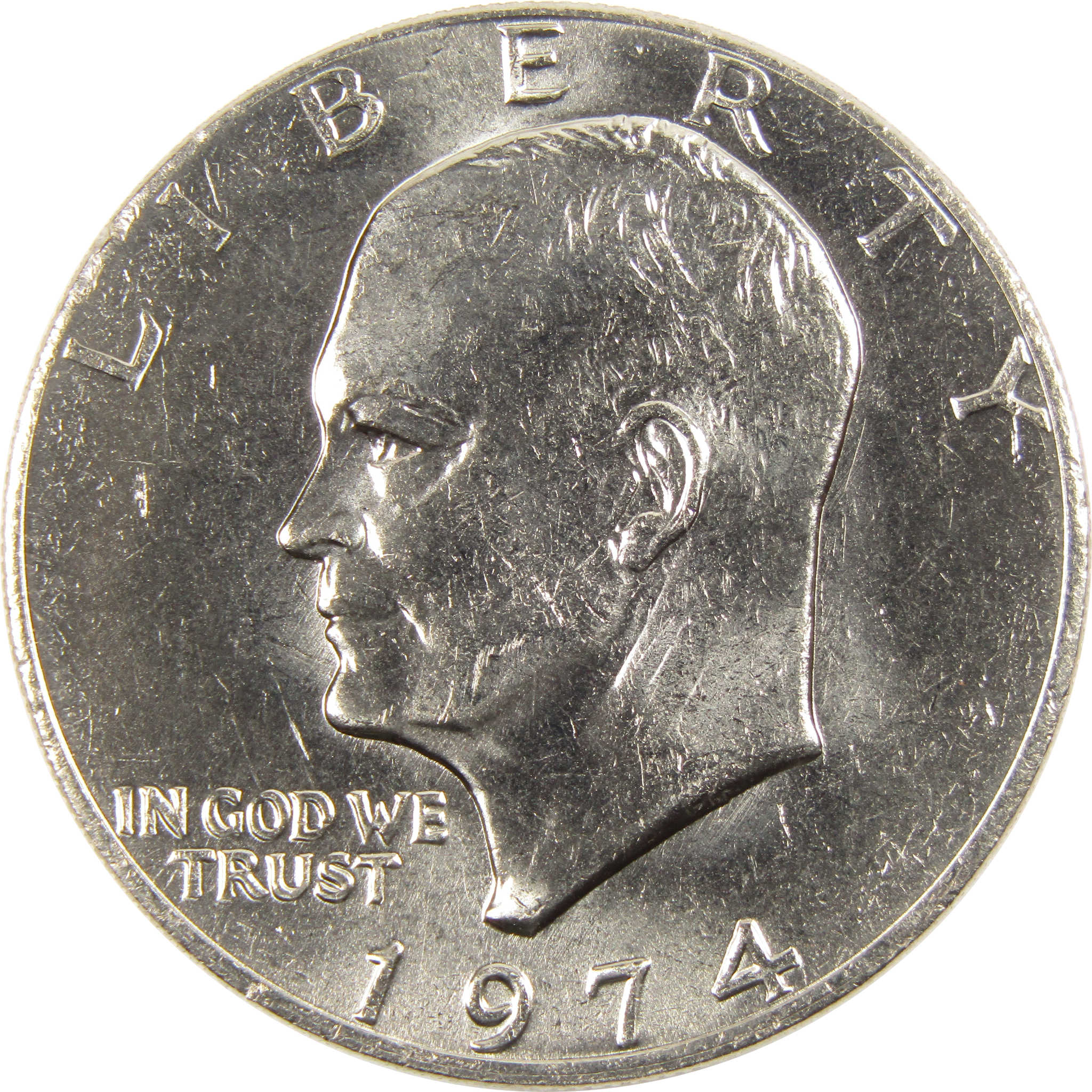 1974 Eisenhower Dollar BU Uncirculated Clad IKE 1 Coin