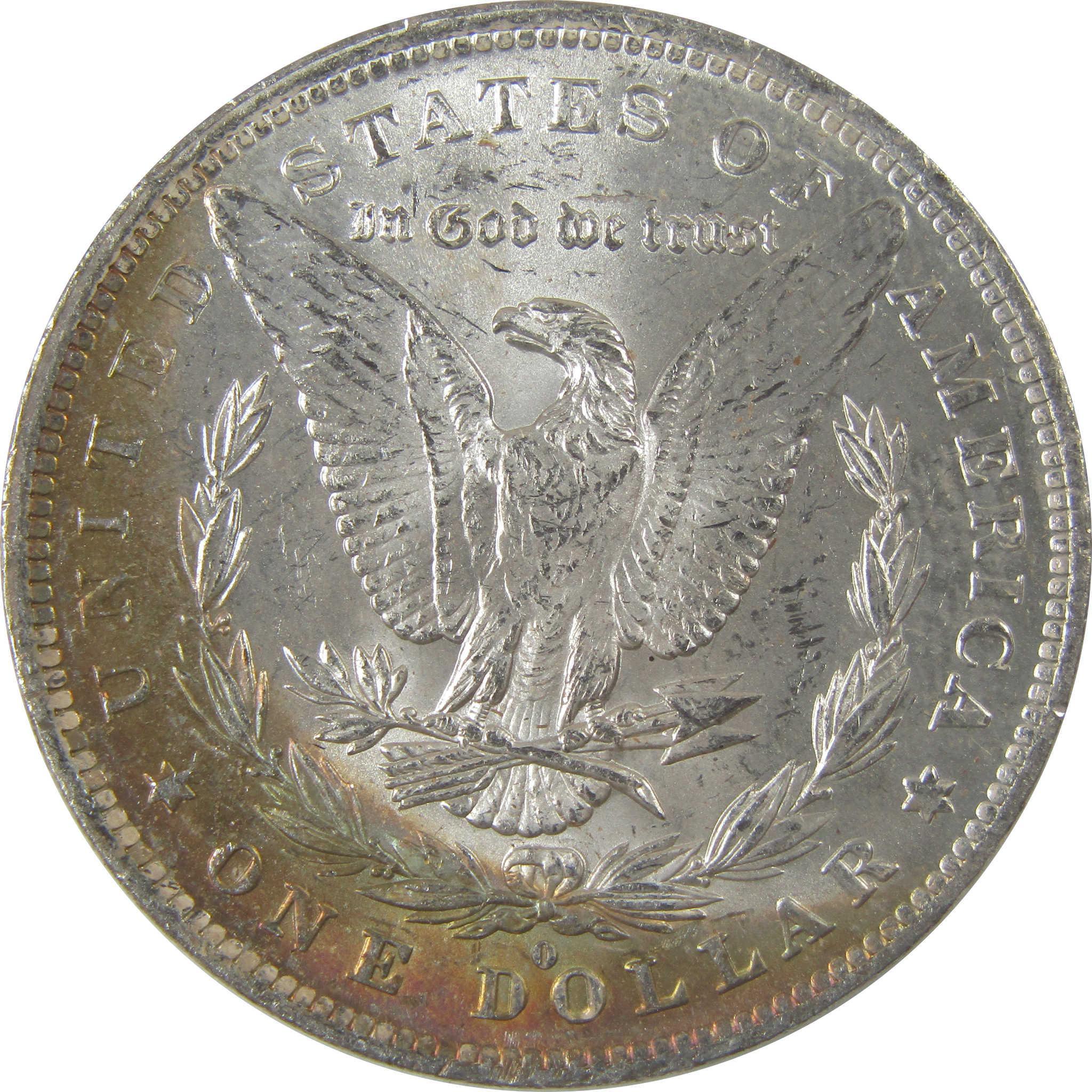 1884 O Morgan Silver Dollar BU Choice Uncirculated Toned SKU:I24193
