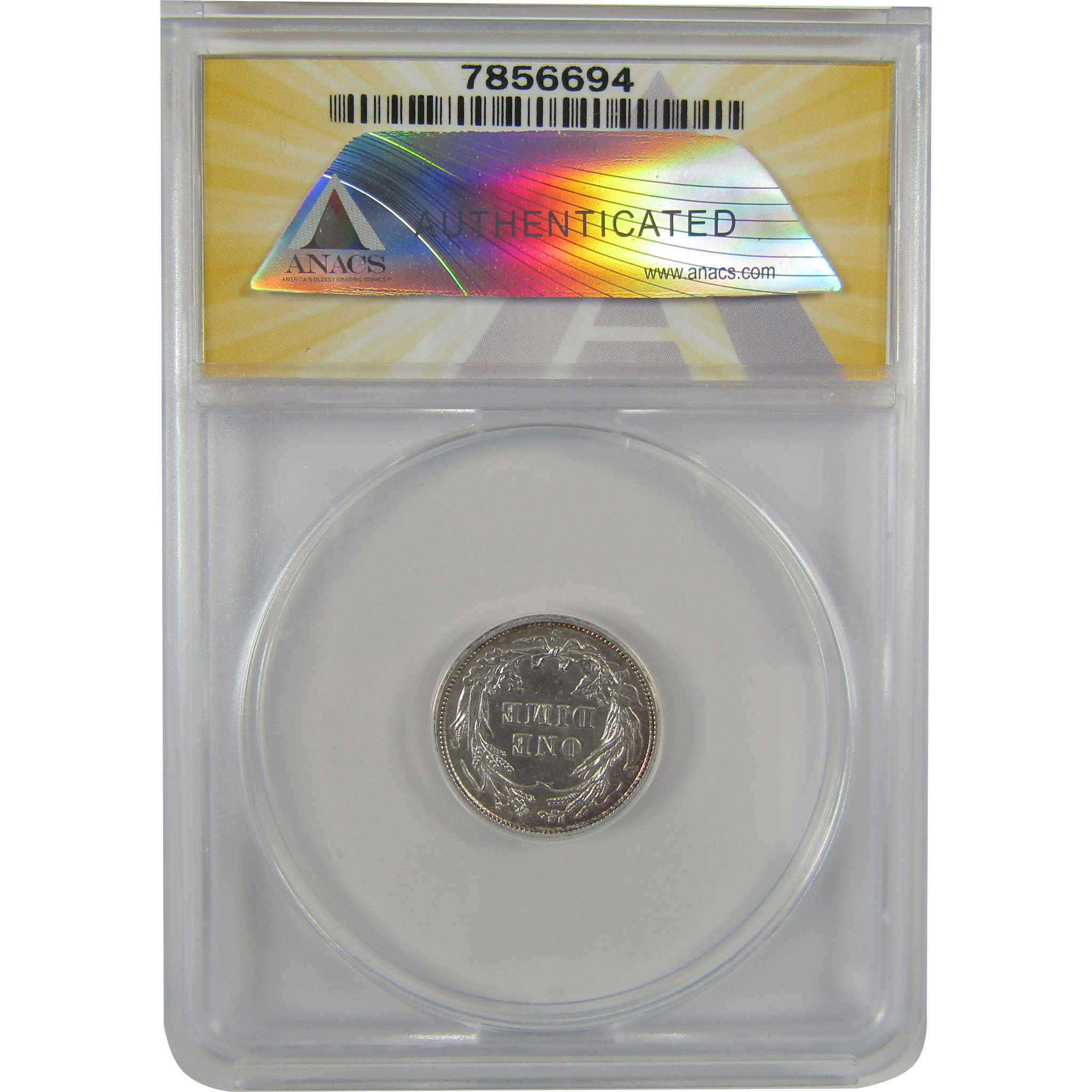 1905 S Barber Dime AU 58 Details ANACS Silver 10c Coin SKU:CPC0804