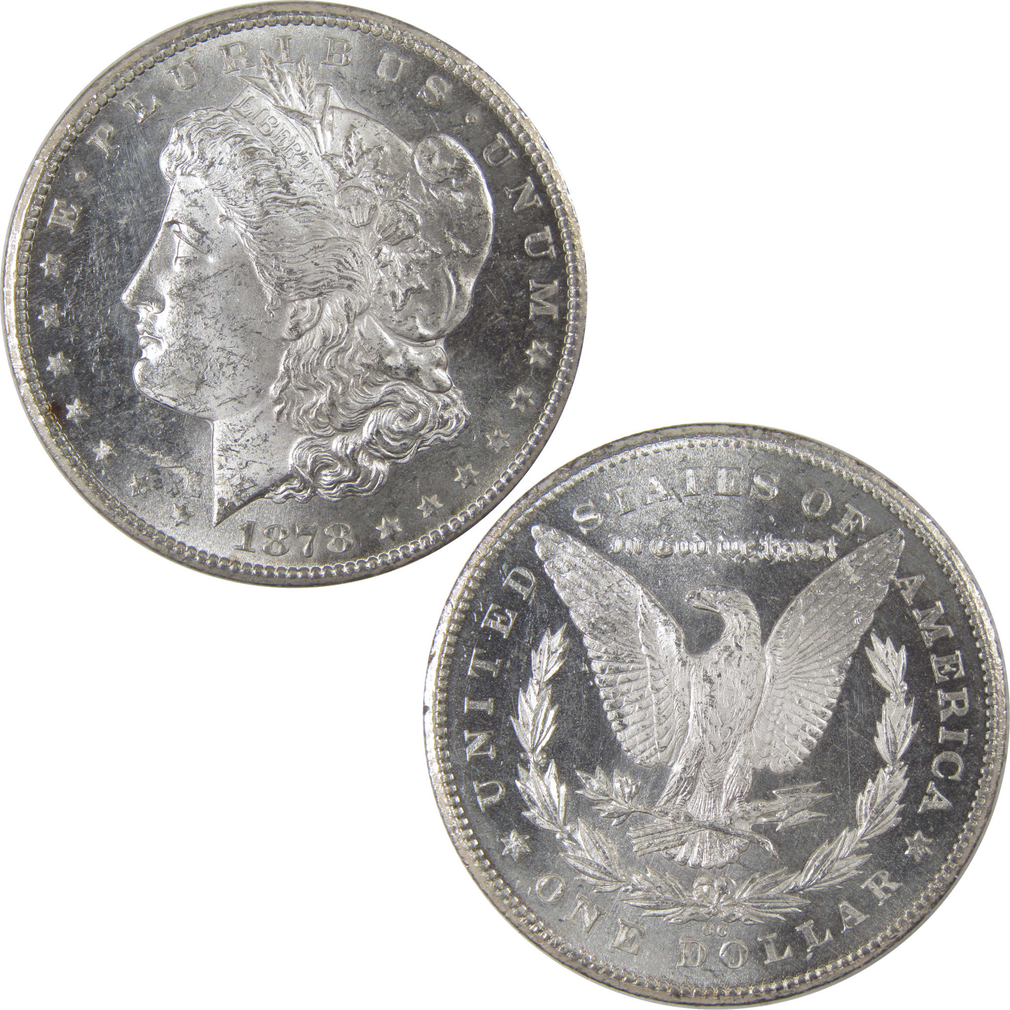 1878 CC Morgan Dollar Uncirculated Silver $1 Coin SKU:I17991 - Morgan coin - Morgan silver dollar - Morgan silver dollar for sale - Profile Coins & Collectibles