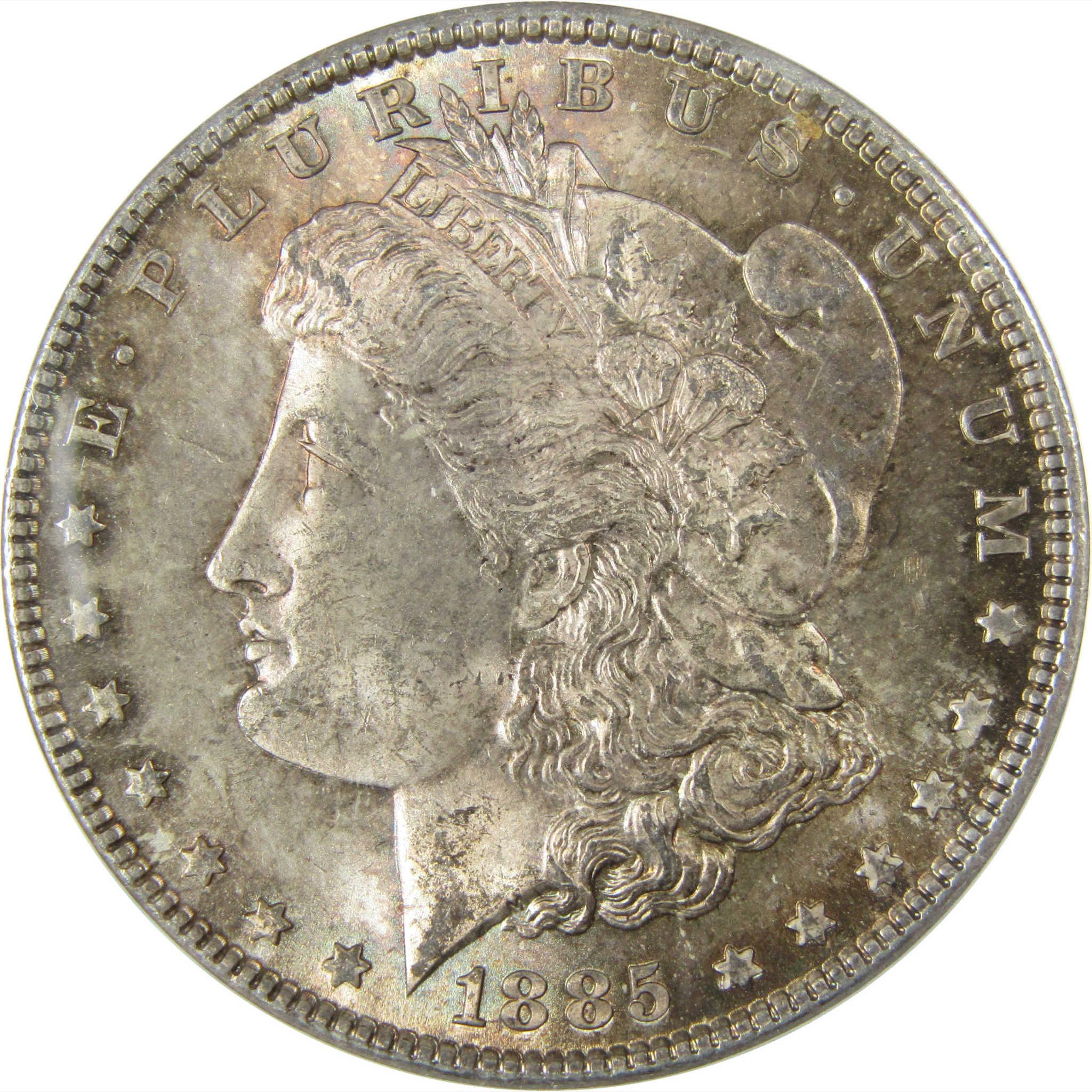 1885 Morgan Silver Dollar MS 63 ANACS Uncirculated $1 Coin SKU:CP838 - Morgan coin - Morgan silver dollar - Morgan silver dollar for sale - Profile Coins & Collectibles