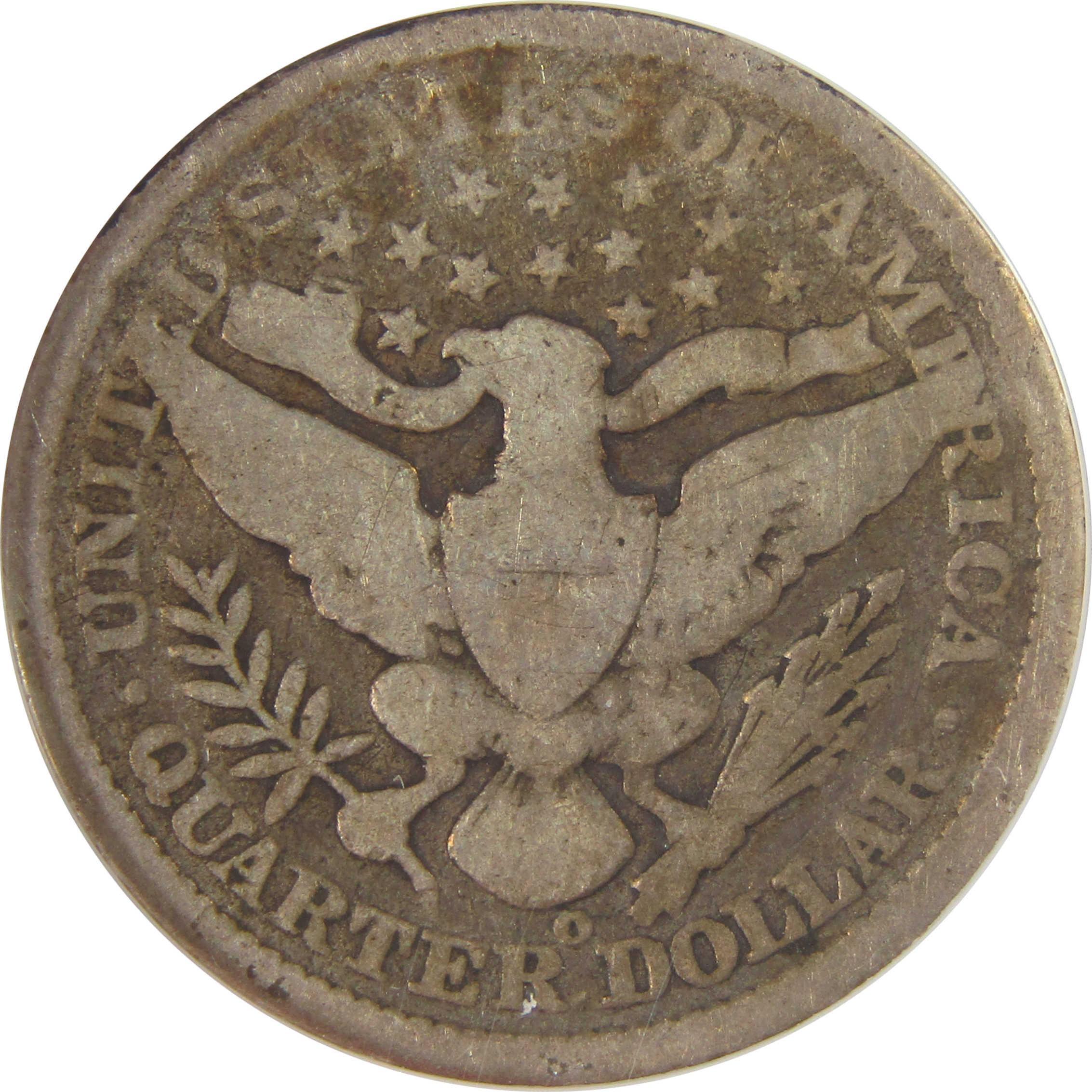 1896 O Barber Quarter G 4 ANACS Silver 25c Coin SKU:I20223