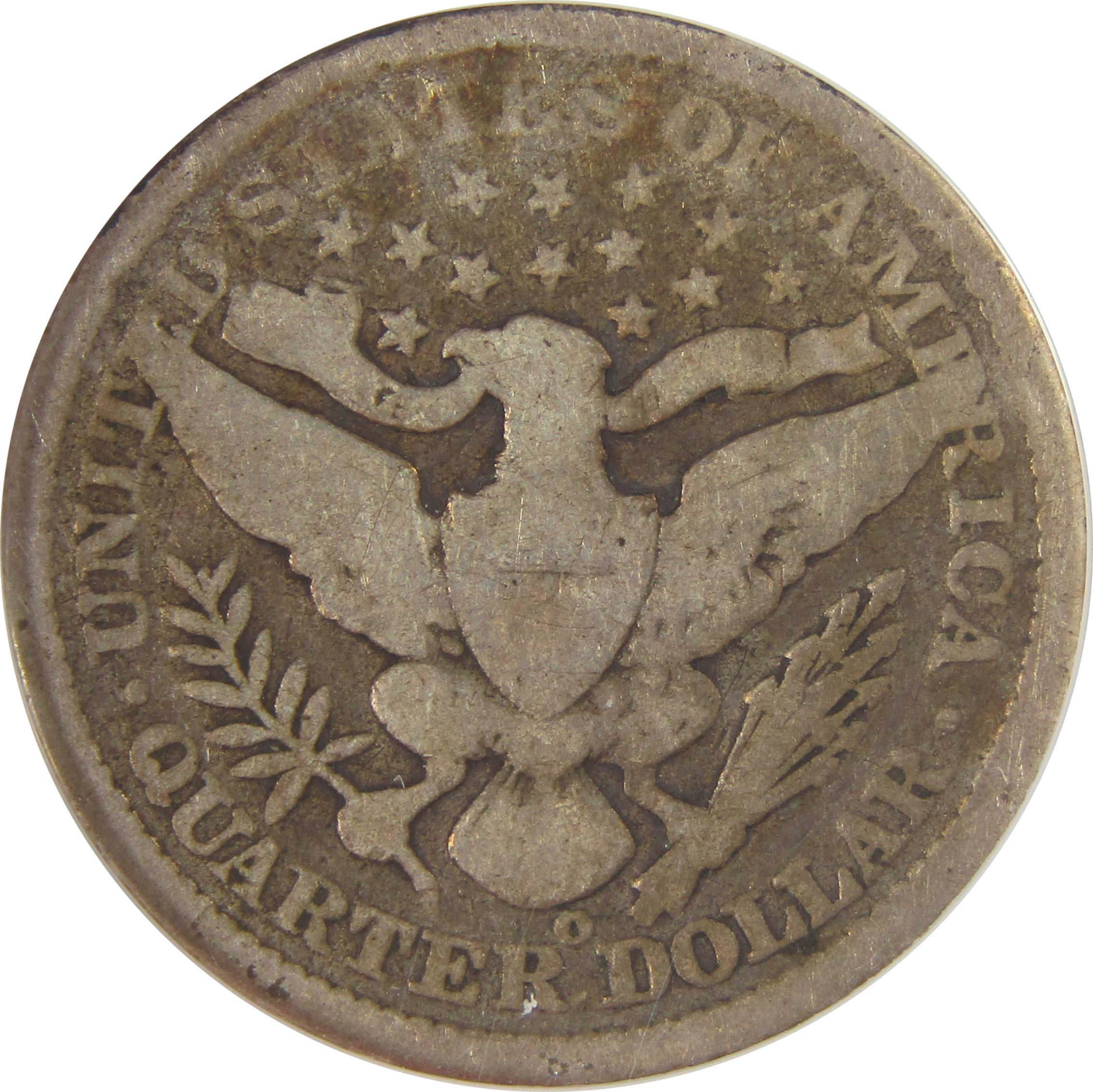 1896 O Barber Quarter G 4 ANACS Silver 25c Coin SKU:I20223