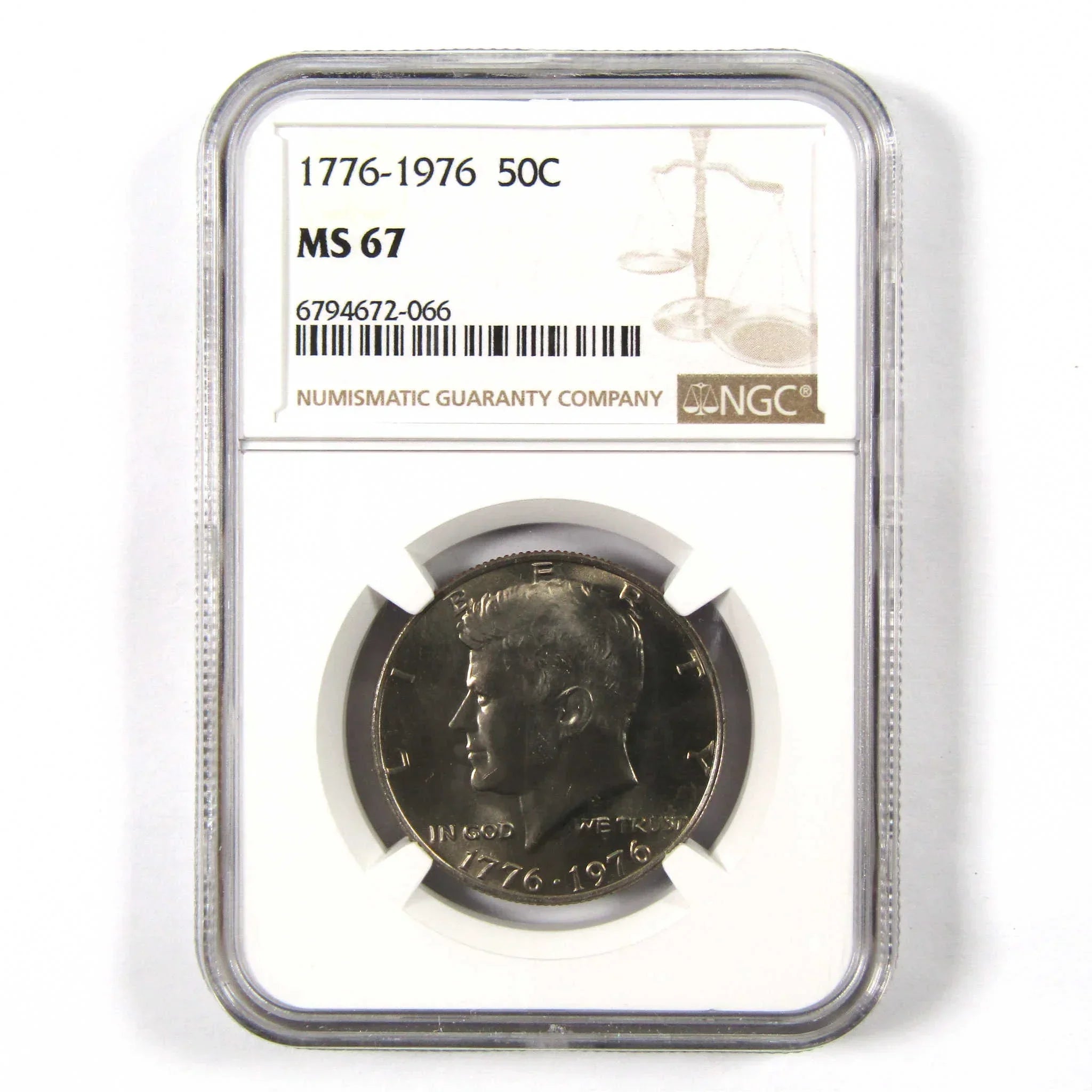 1976 Kennedy Bicentennial 50c MS 67 NGC Clad Unc SKU:I9821