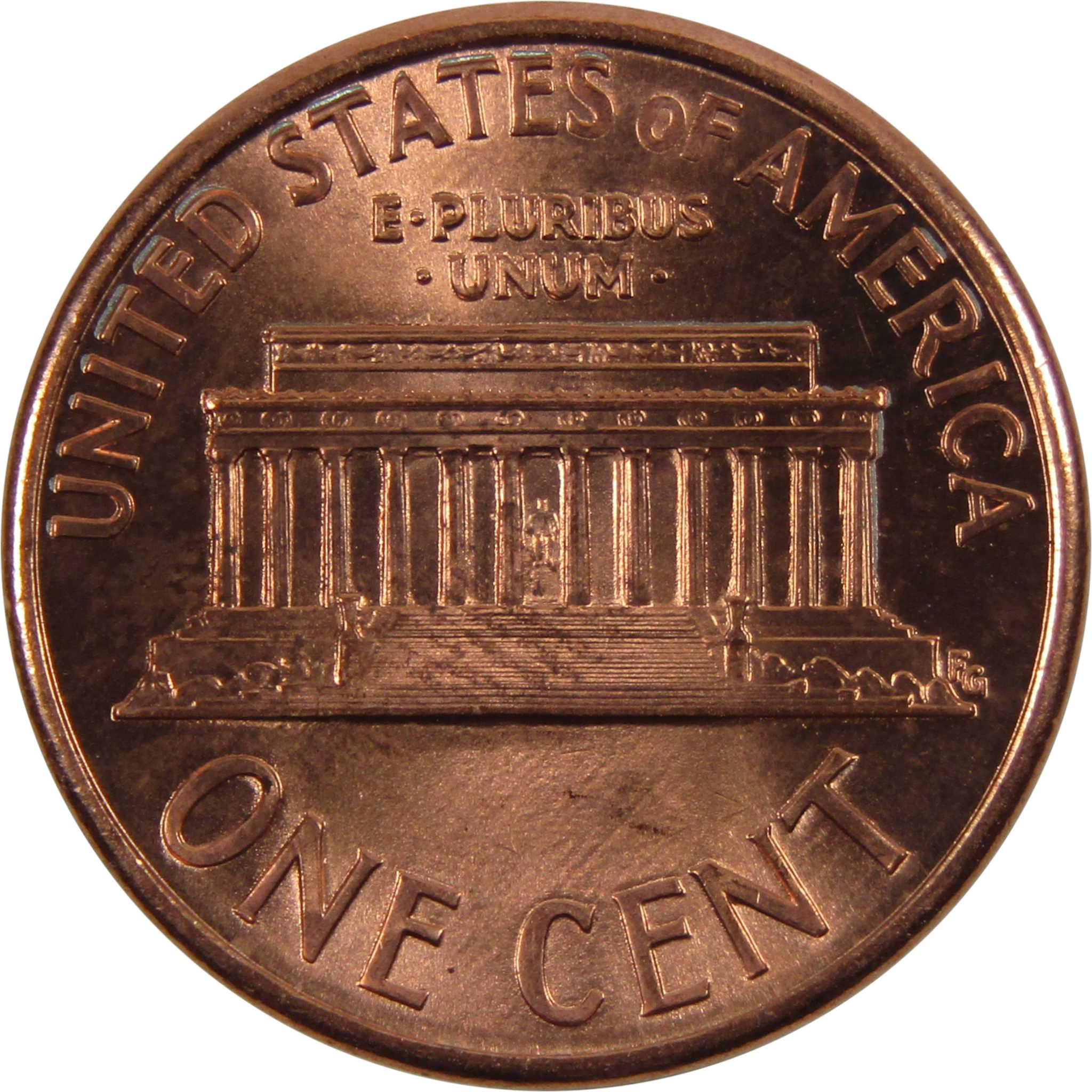 1992 D Lincoln Memorial Cent BU Uncirculated Penny 1c Coin