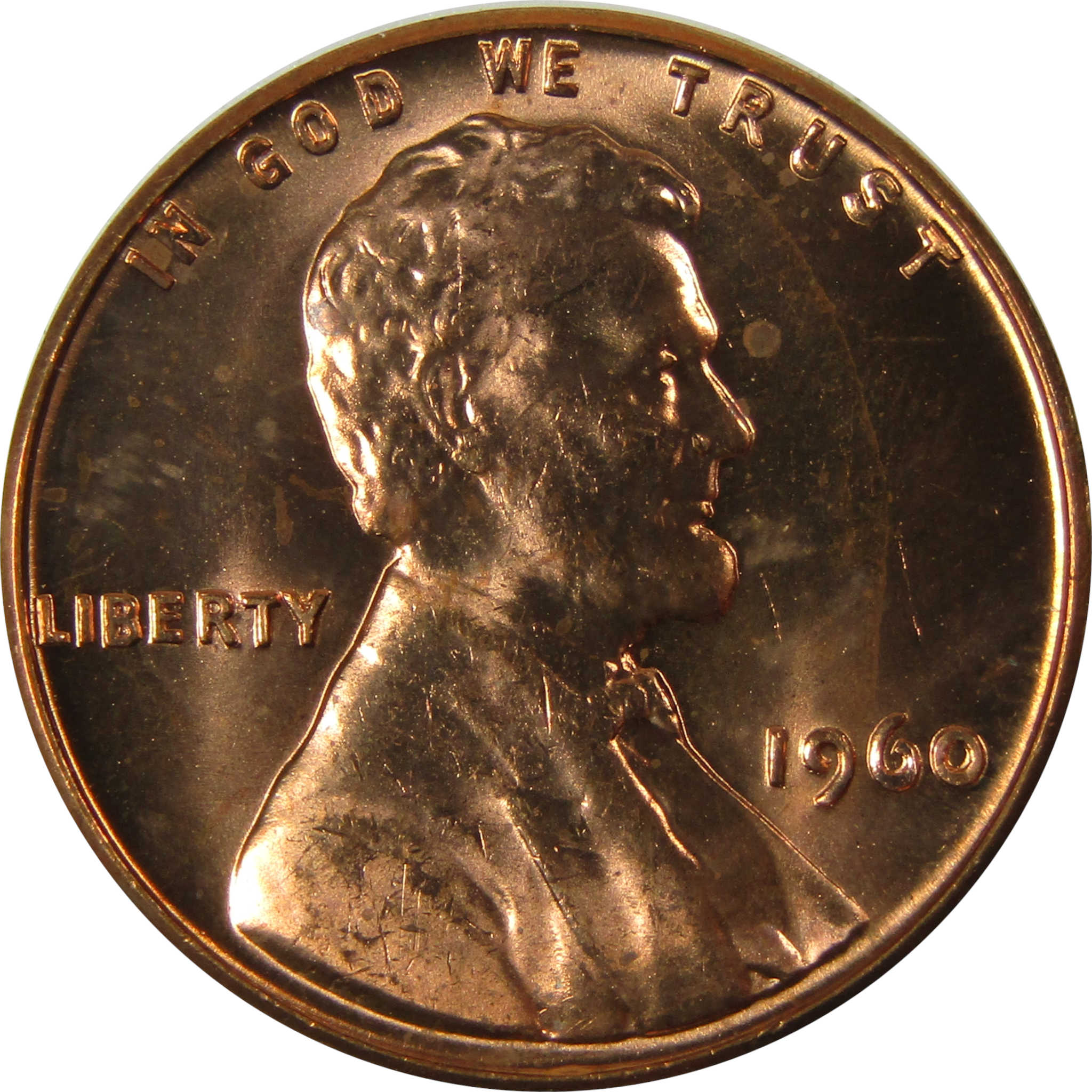1960 Small Date Lincoln Memorial 1c Uncirculated Mint State SKU:I26567