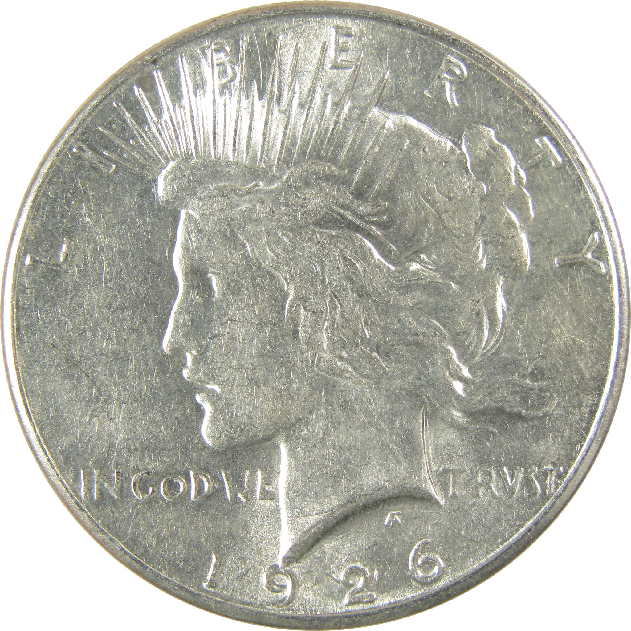 1926 S Peace Dollar AU About Uncirculated Silver $1 Coin SKU:I19788