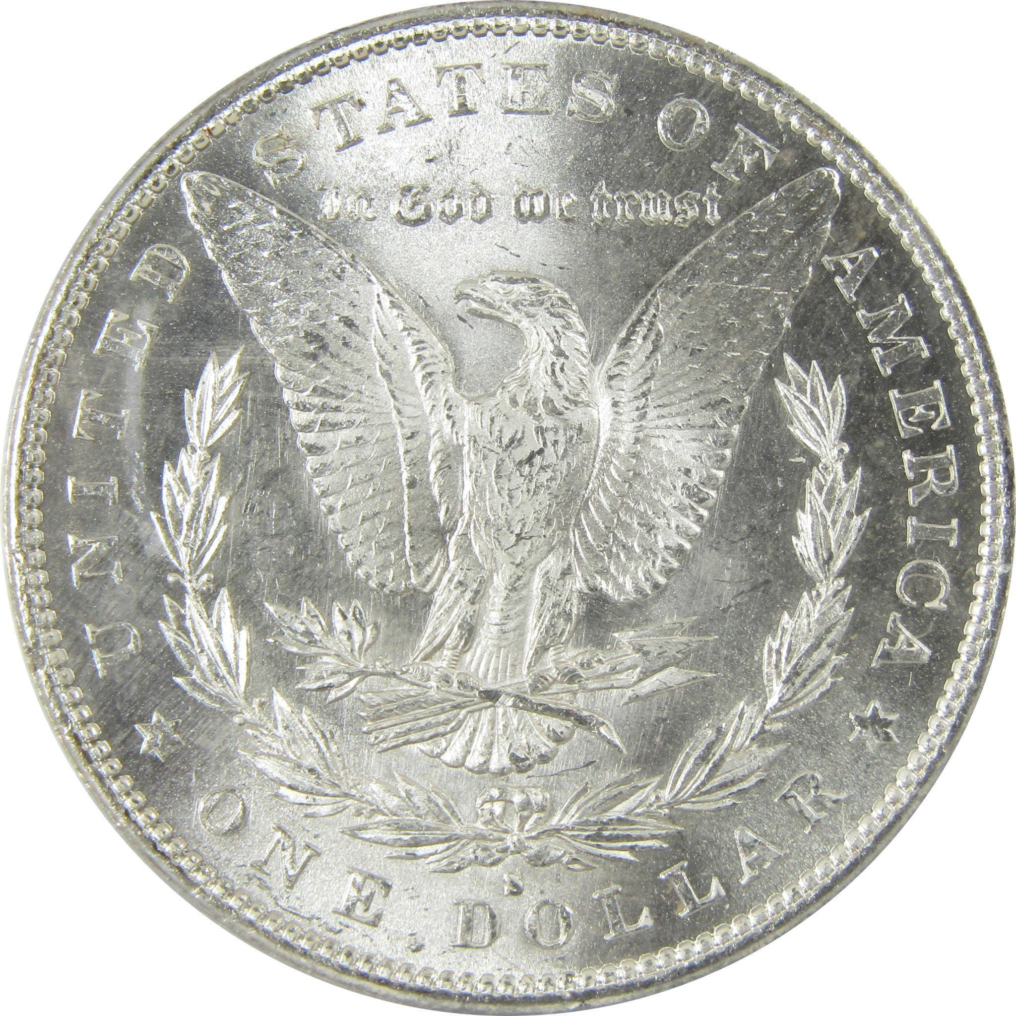 1879 S Rev 79 Morgan Silver Dollar MS 63 ANACS Uncirculated SKU:CP610 - Morgan coin - Morgan silver dollar - Morgan silver dollar for sale - Profile Coins & Collectibles