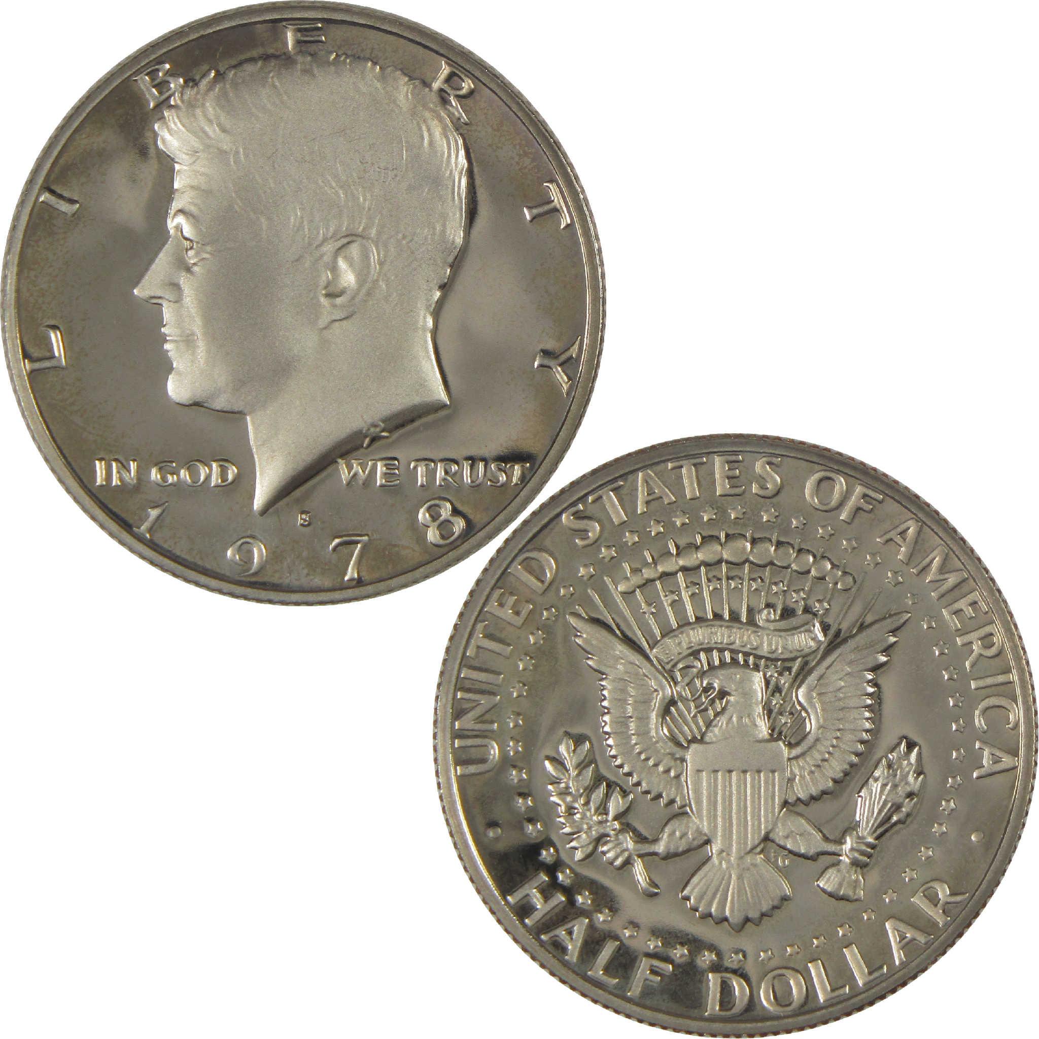 1978 S Kennedy Half Dollar Choice Proof Clad 50c Coin