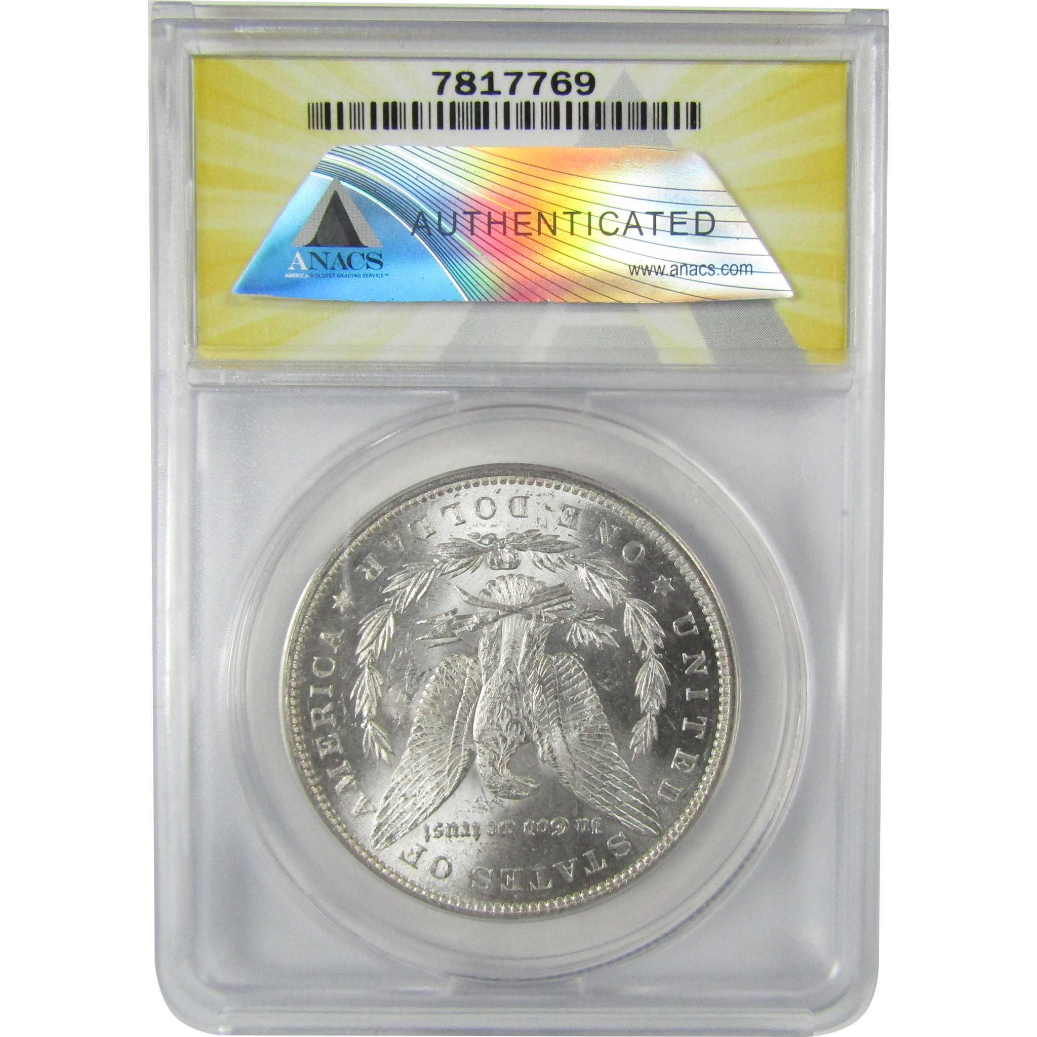 1879 Morgan Silver Dollar MS 63 ANACS Uncirculated Toned SKU:CP830