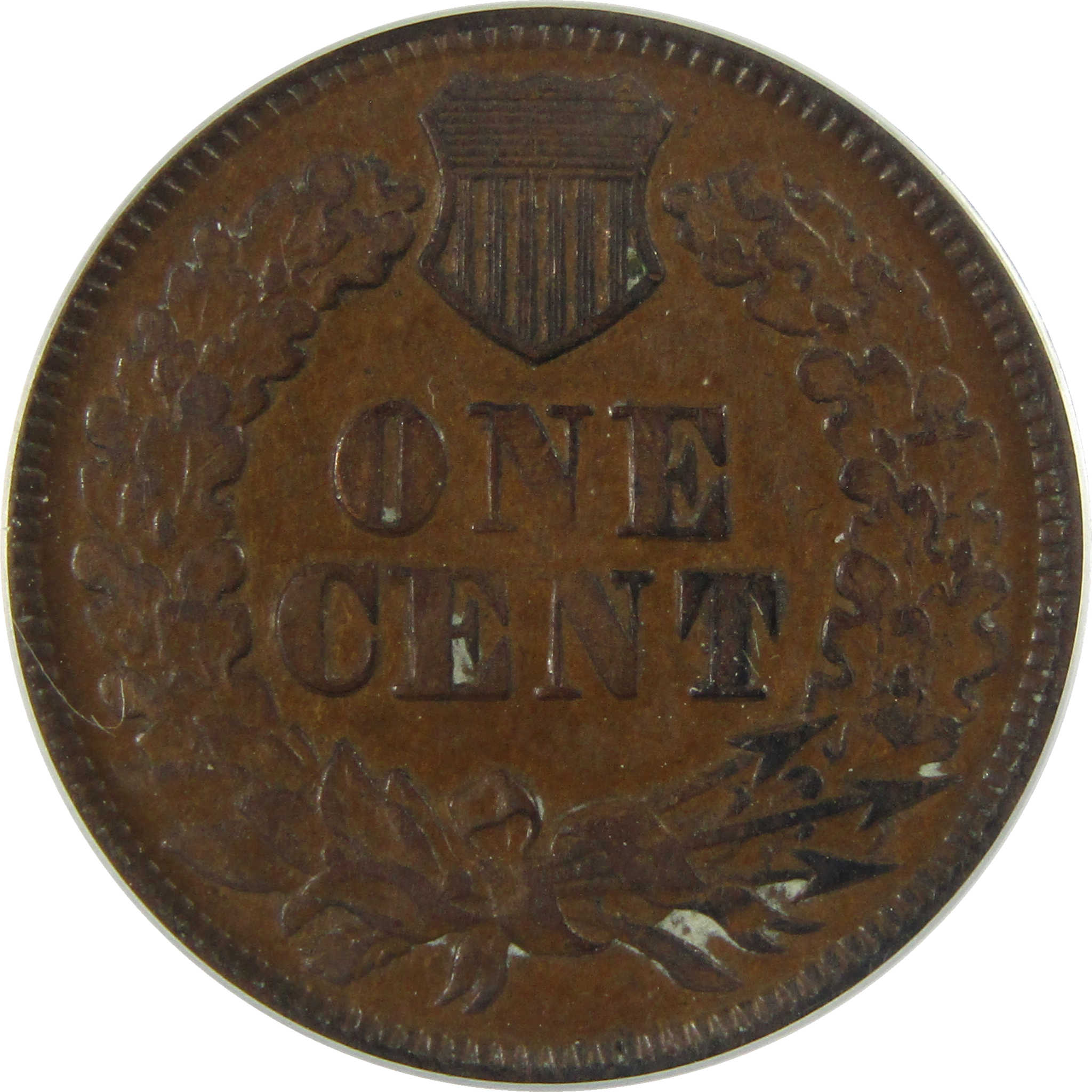 1872 Indian Head Cent VF 30 Details ANACS Penny 1c Coin SKU:I28033