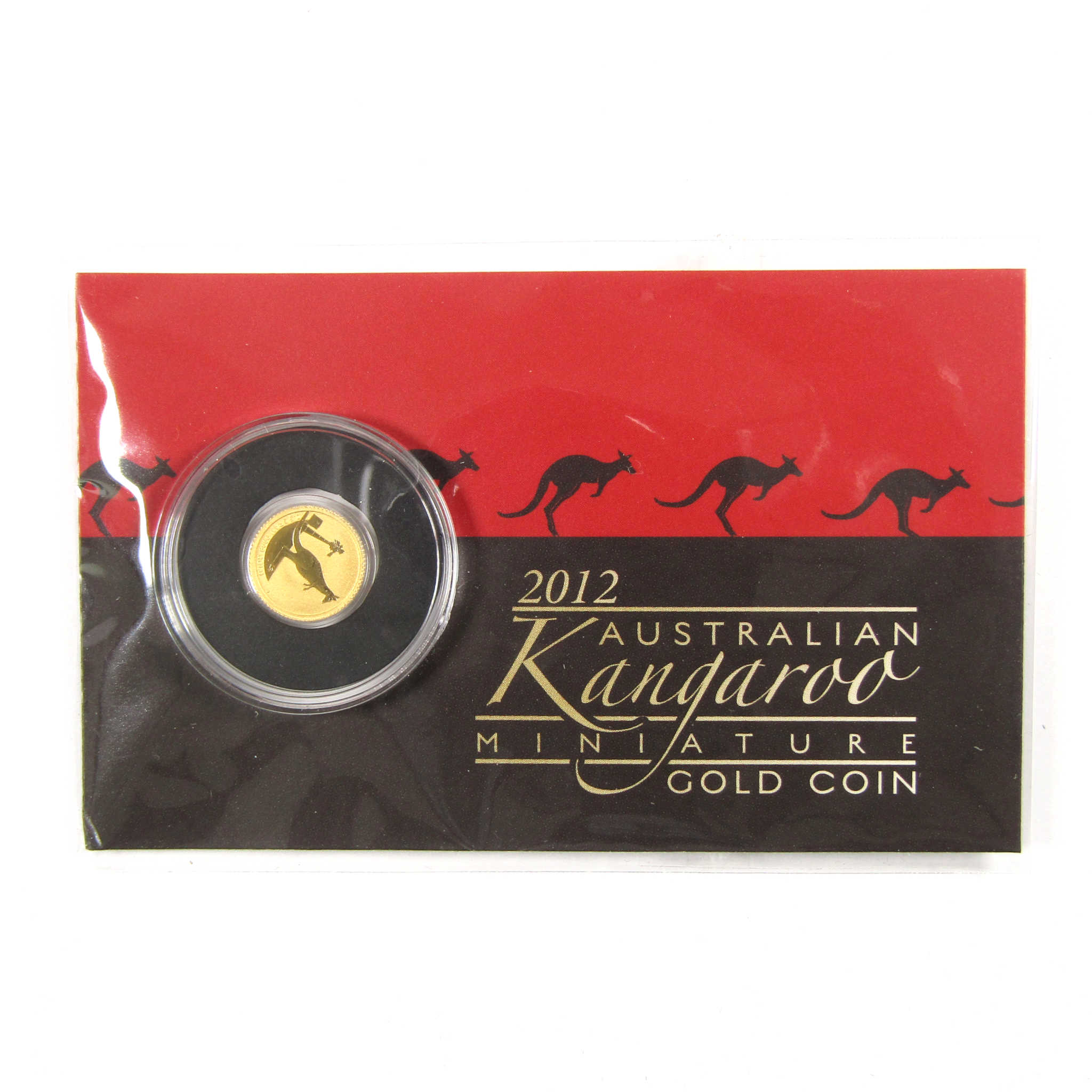 2012 Australian Kangaroo Uncirculated 0.5 g .999 Gold SKU:CPC5770