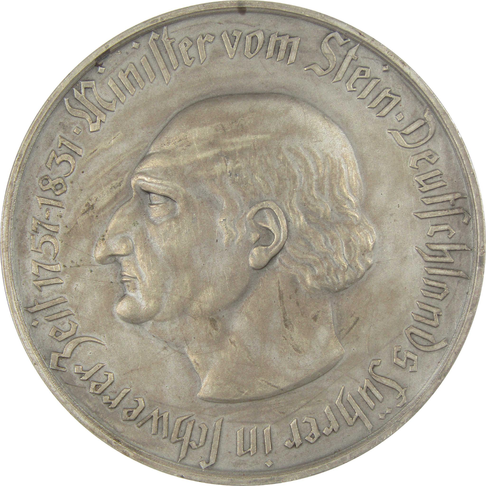 1923 Westphalia Baron vom Stein 1 Trillion Marks VF Very Fine