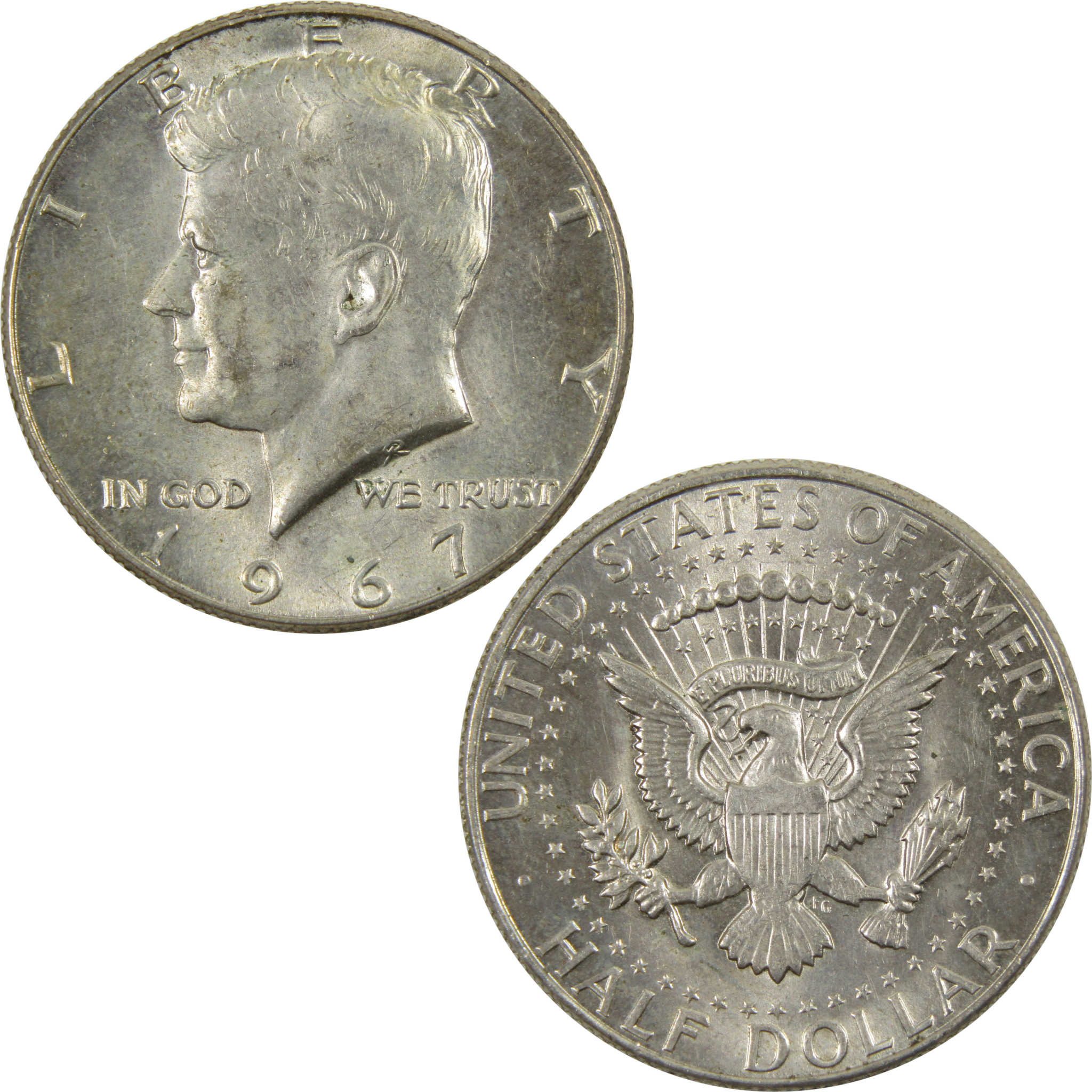 1967 Kennedy Half Dollar AG About Good 40% Silver Clad 50c Coin