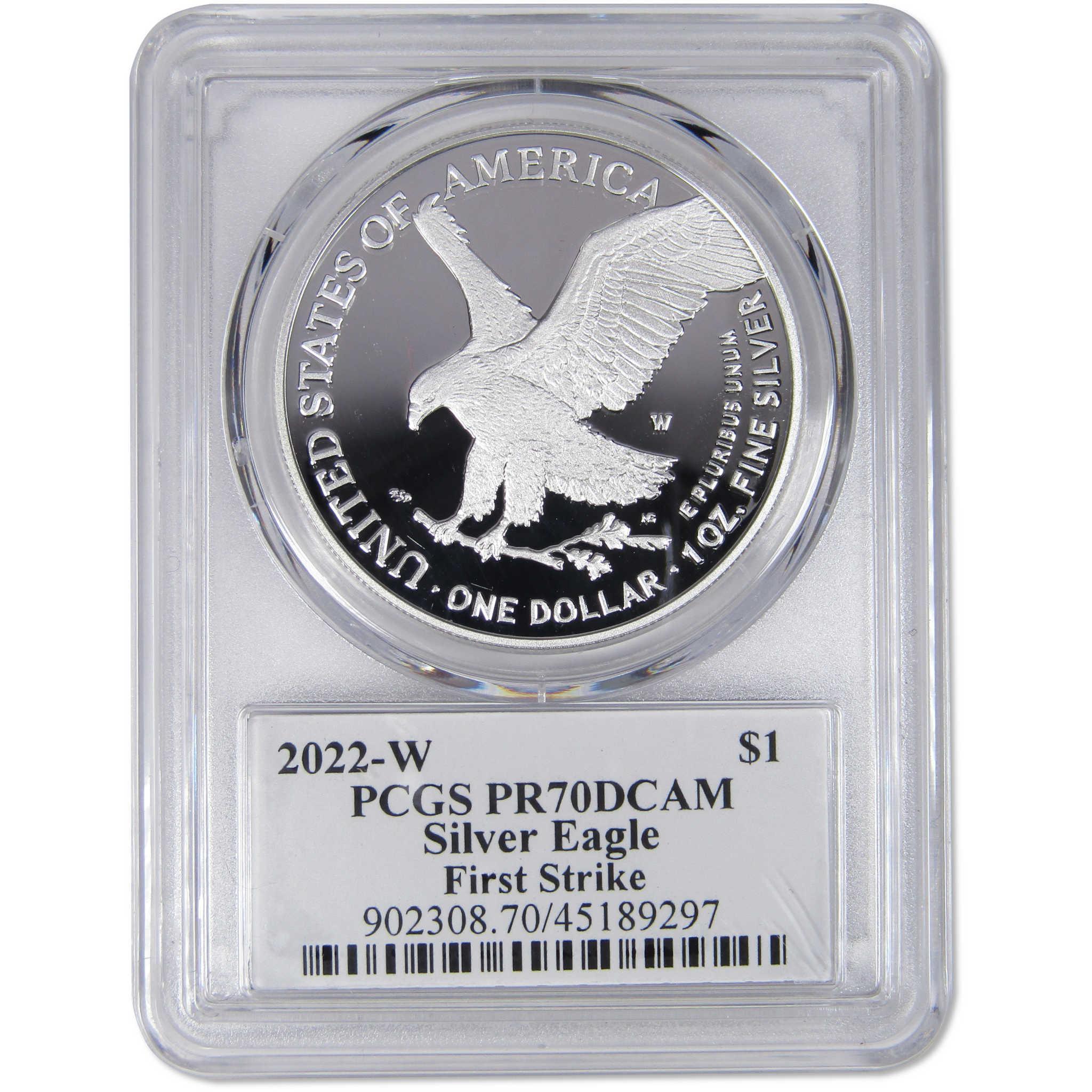 2022 W American Silver Eagle PR 70 DCAM PCGS First Strike SKU:OPC45